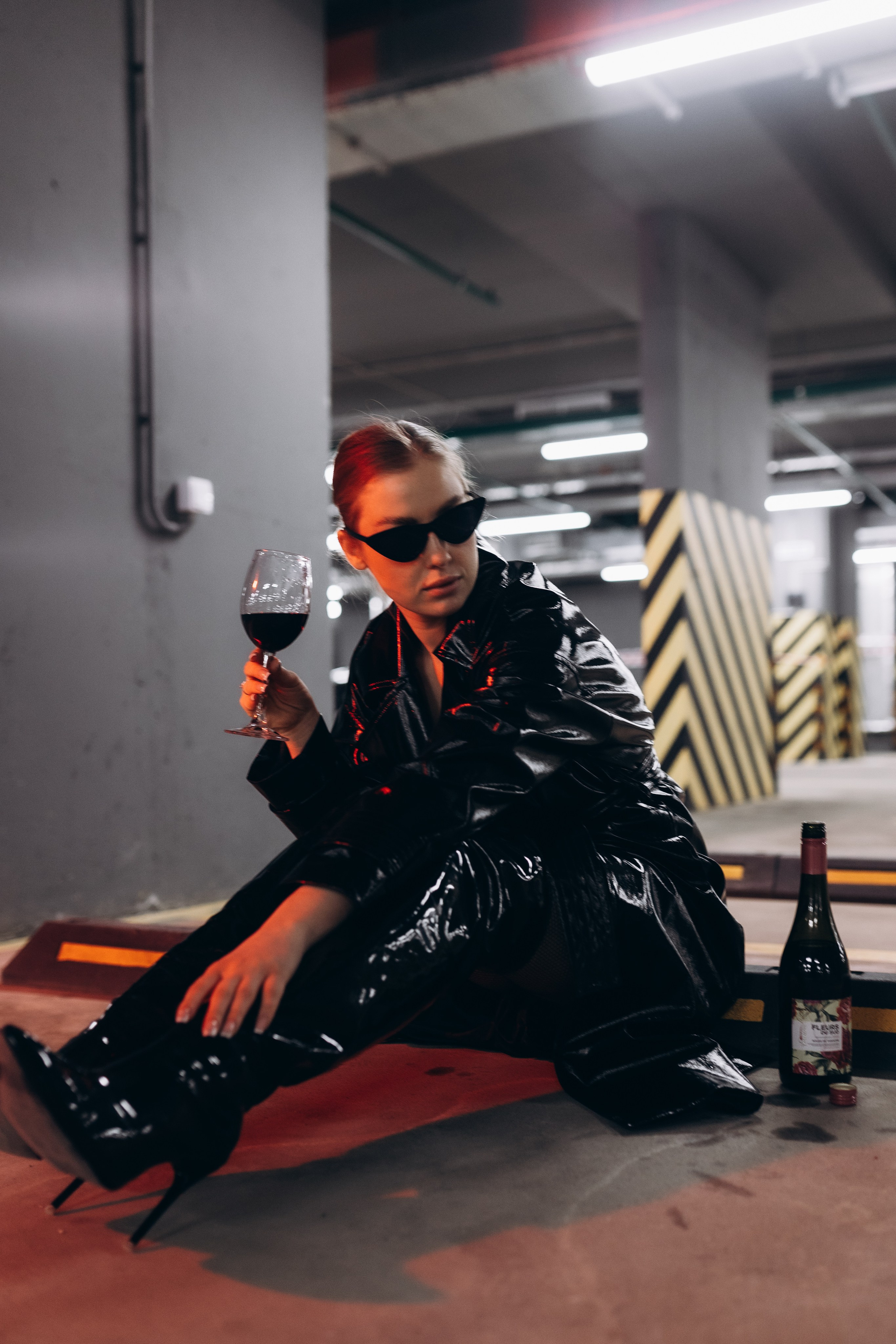 Наташа и парковка. Фотограф Артем Бросов в Санкт-Петербурге и Дубае