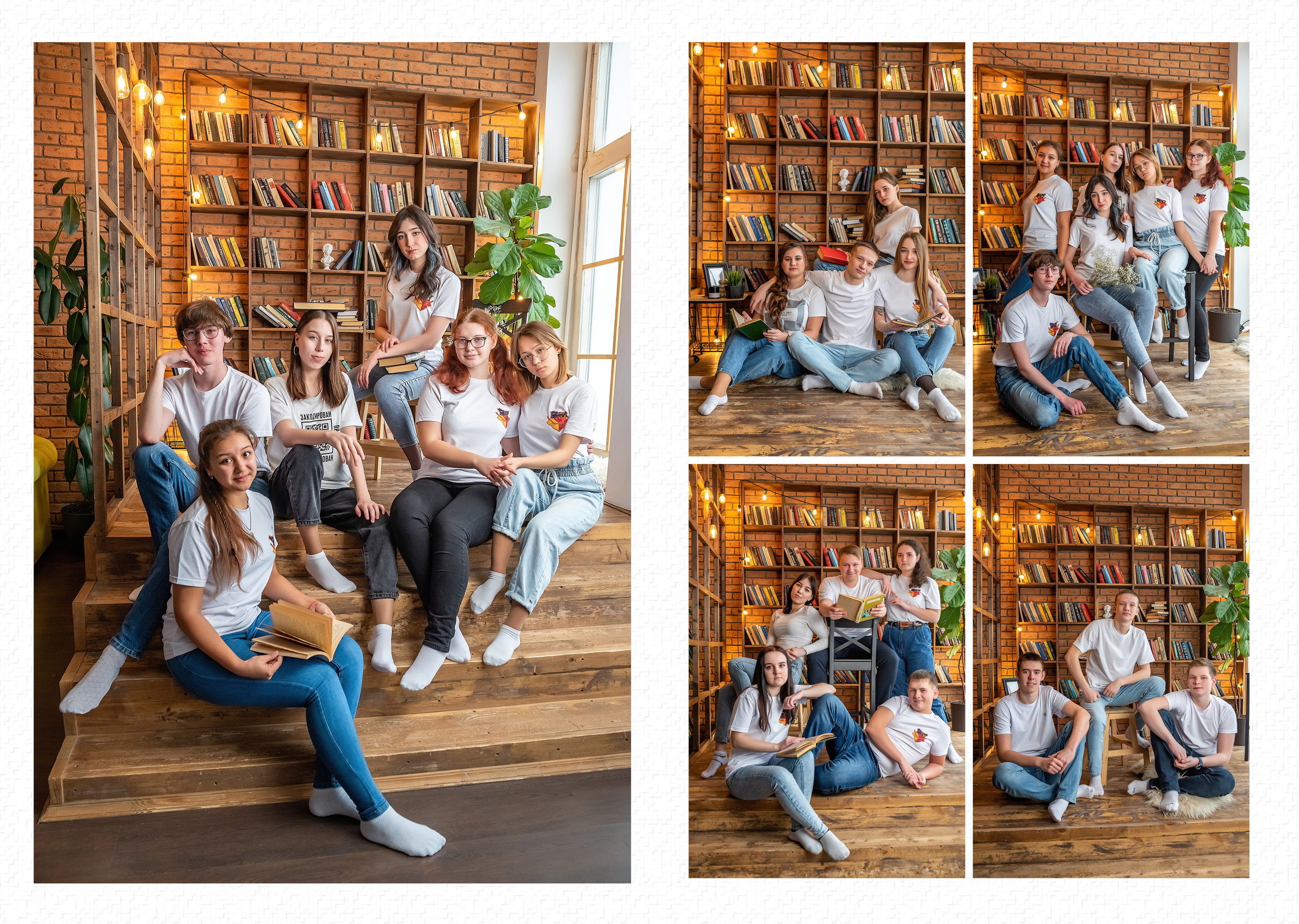 Альбом общей вёрстки на 25 разворотов. Школьный и семейный фотограф в Ульяновске Елена Агафонова