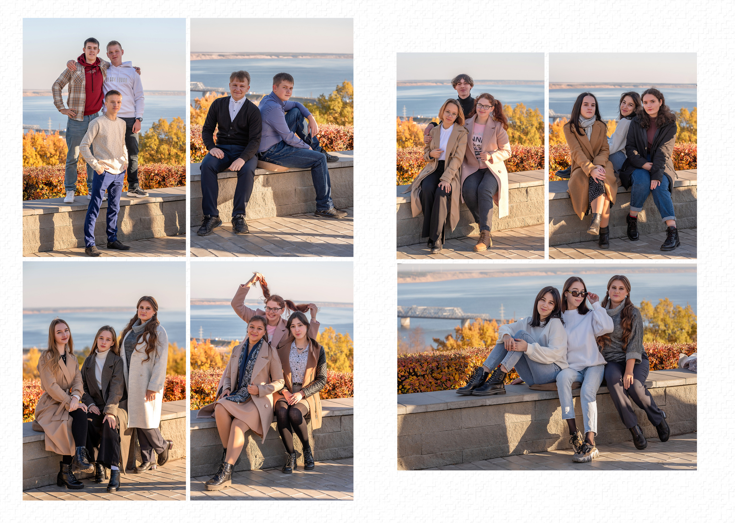 Альбом общей вёрстки на 25 разворотов. Школьный и семейный фотограф в Ульяновске Елена Агафонова