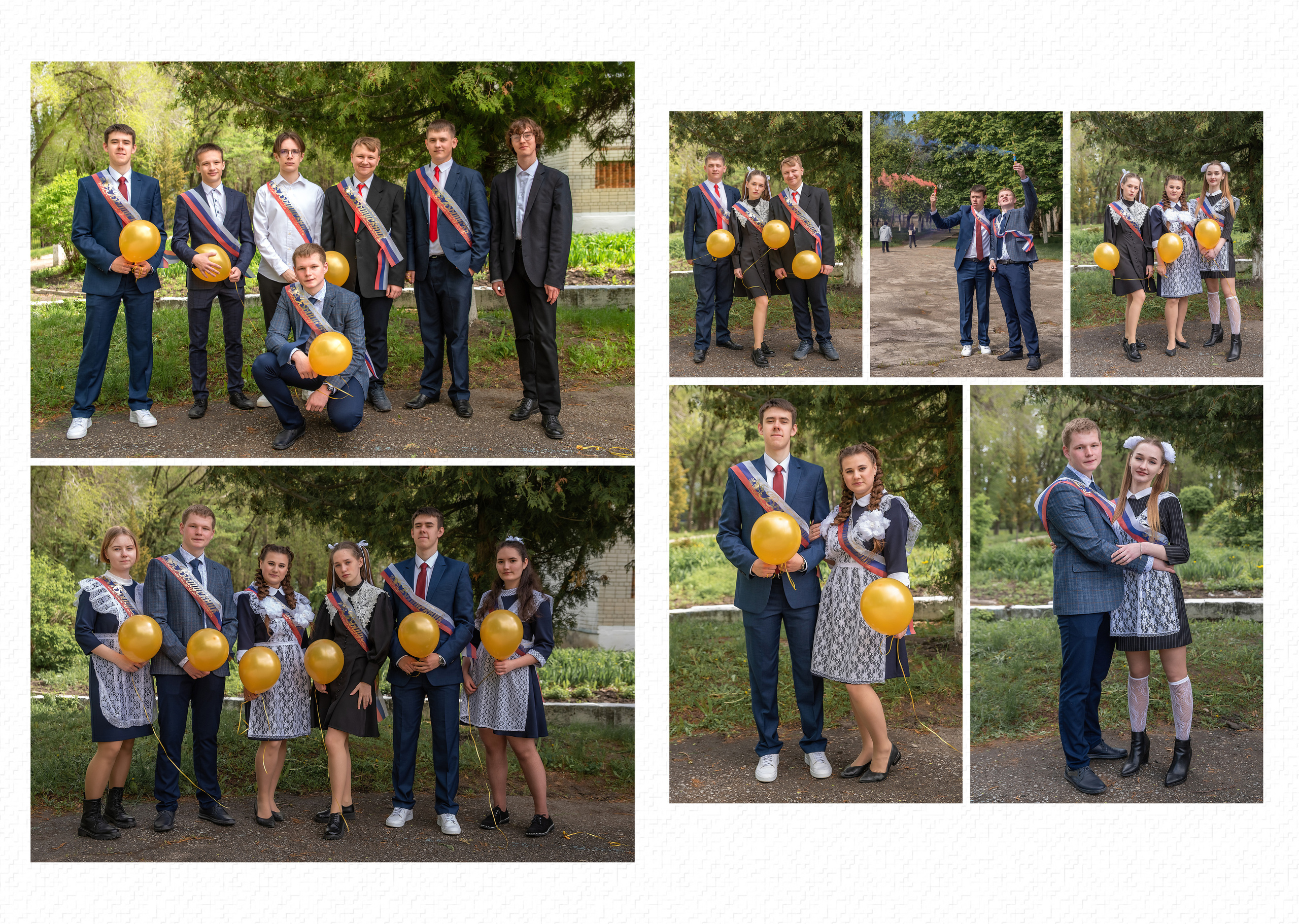 Альбом общей вёрстки на 25 разворотов. Школьный и семейный фотограф в Ульяновске Елена Агафонова