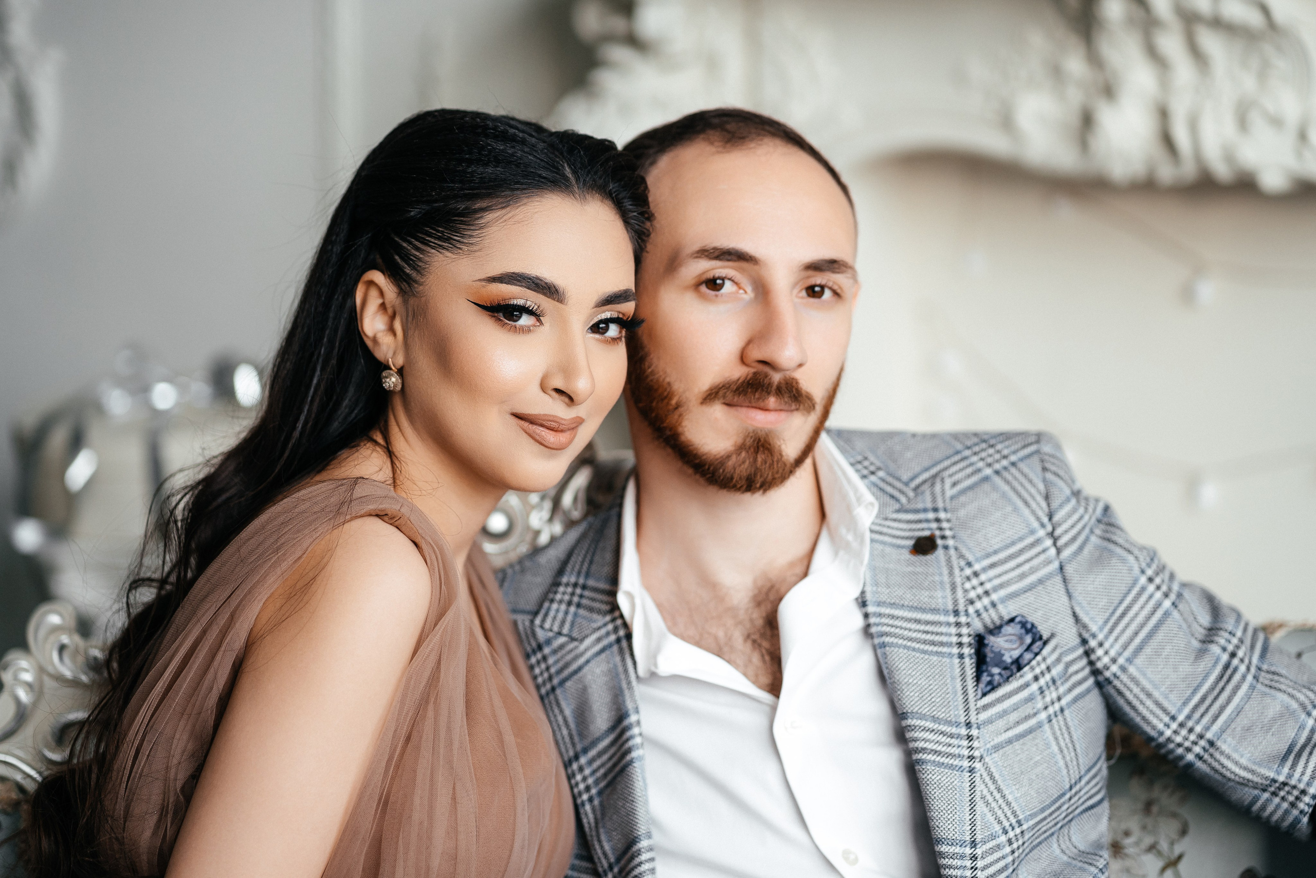 Свадебная фотосессия в студии. Фотограф Ким Наталья в Красноярске