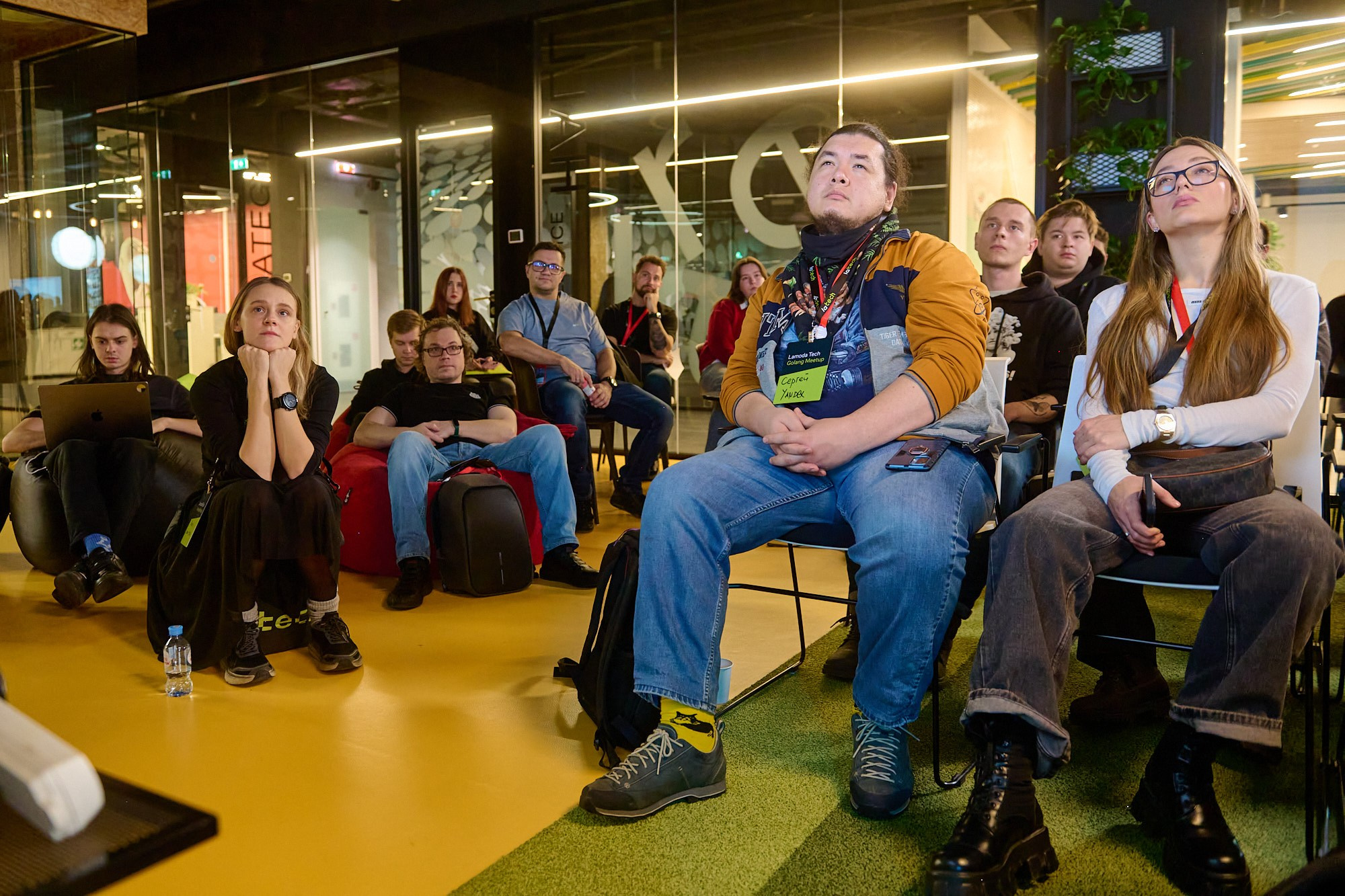 GoLang митап в Lamoda. Репортажный фотограф в Москве Вадим Францев