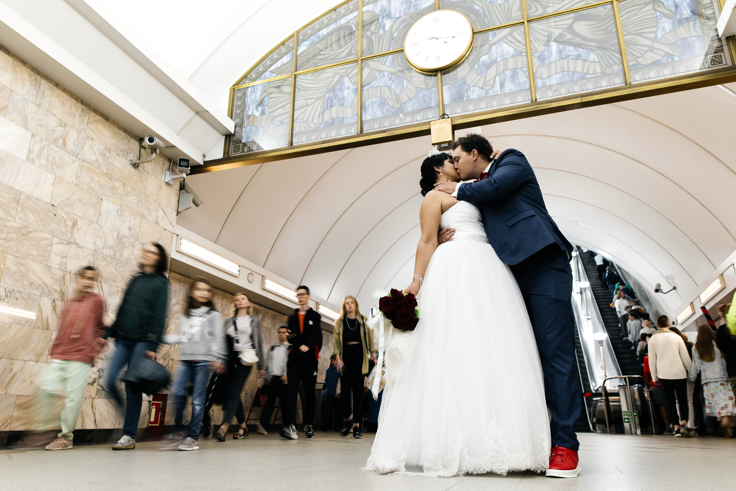 Свадьба в метро