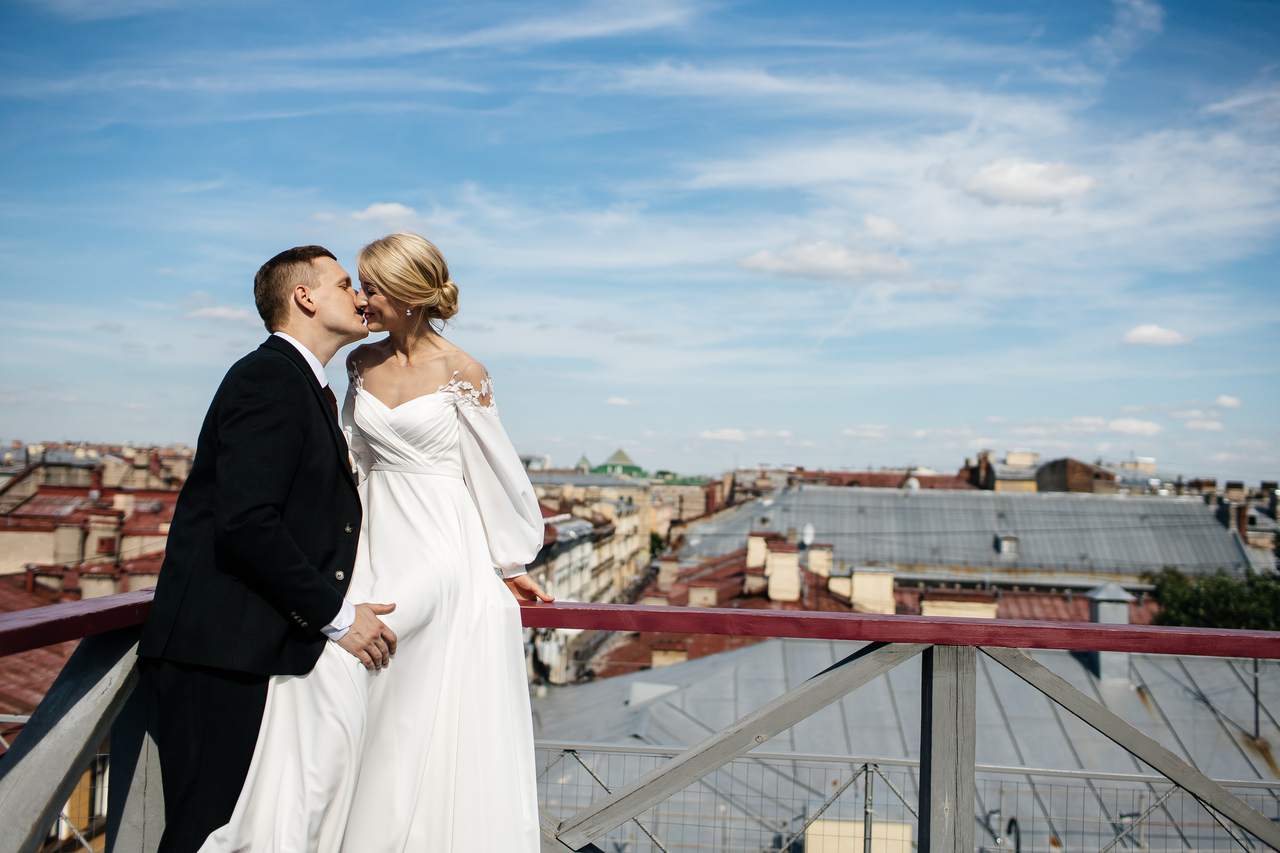 Свадьба на крыше Санкт-Петербурга