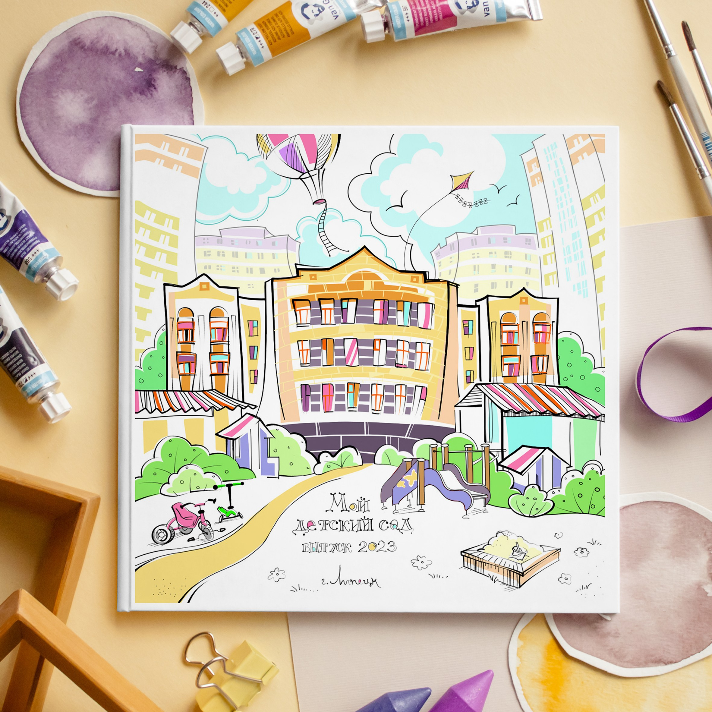 Выпускные альбомы для в детского сада в Липецке. Выпускные альбомы в Липецке Albumboom