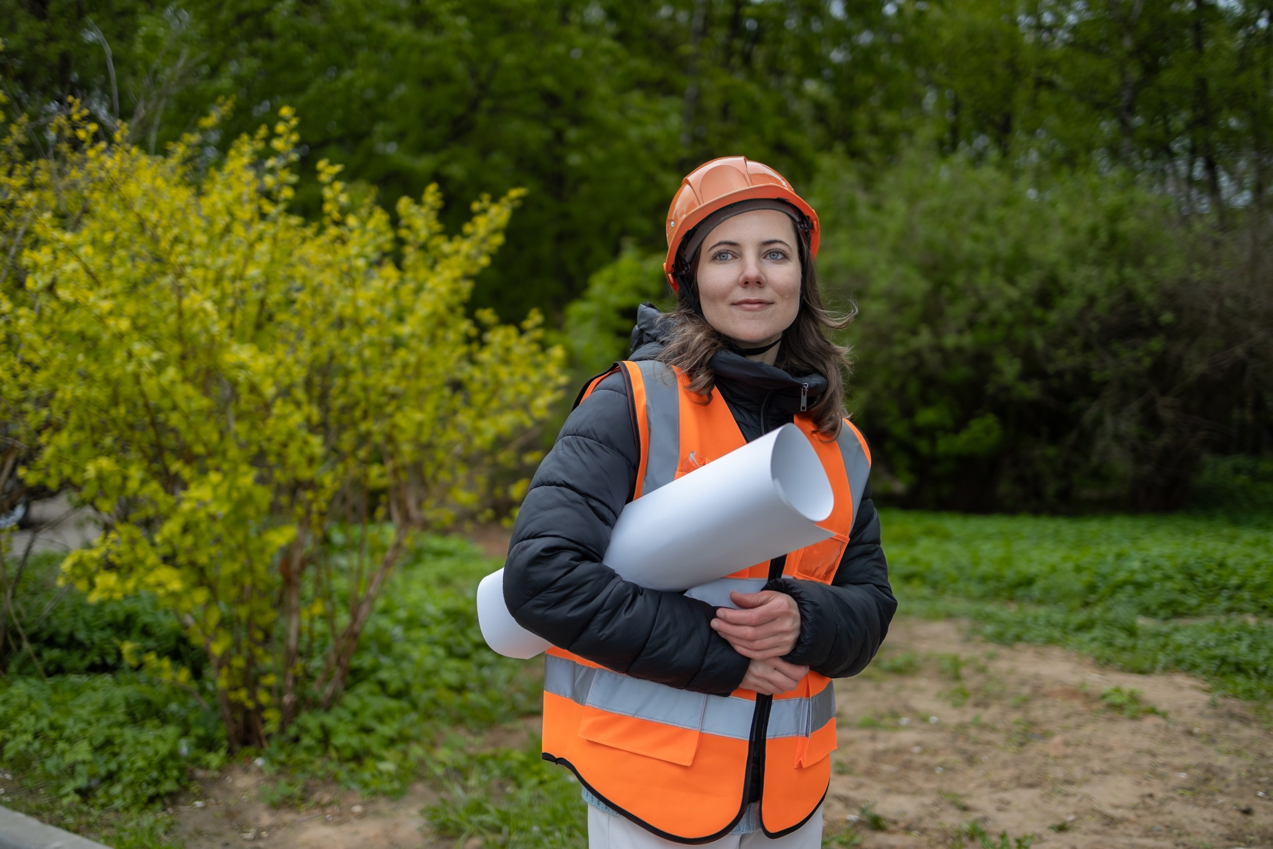 Фотосессия «Стройка» модель Ирина. Репортажный, семейный и студийный фотограф в Москве Демин Алексей