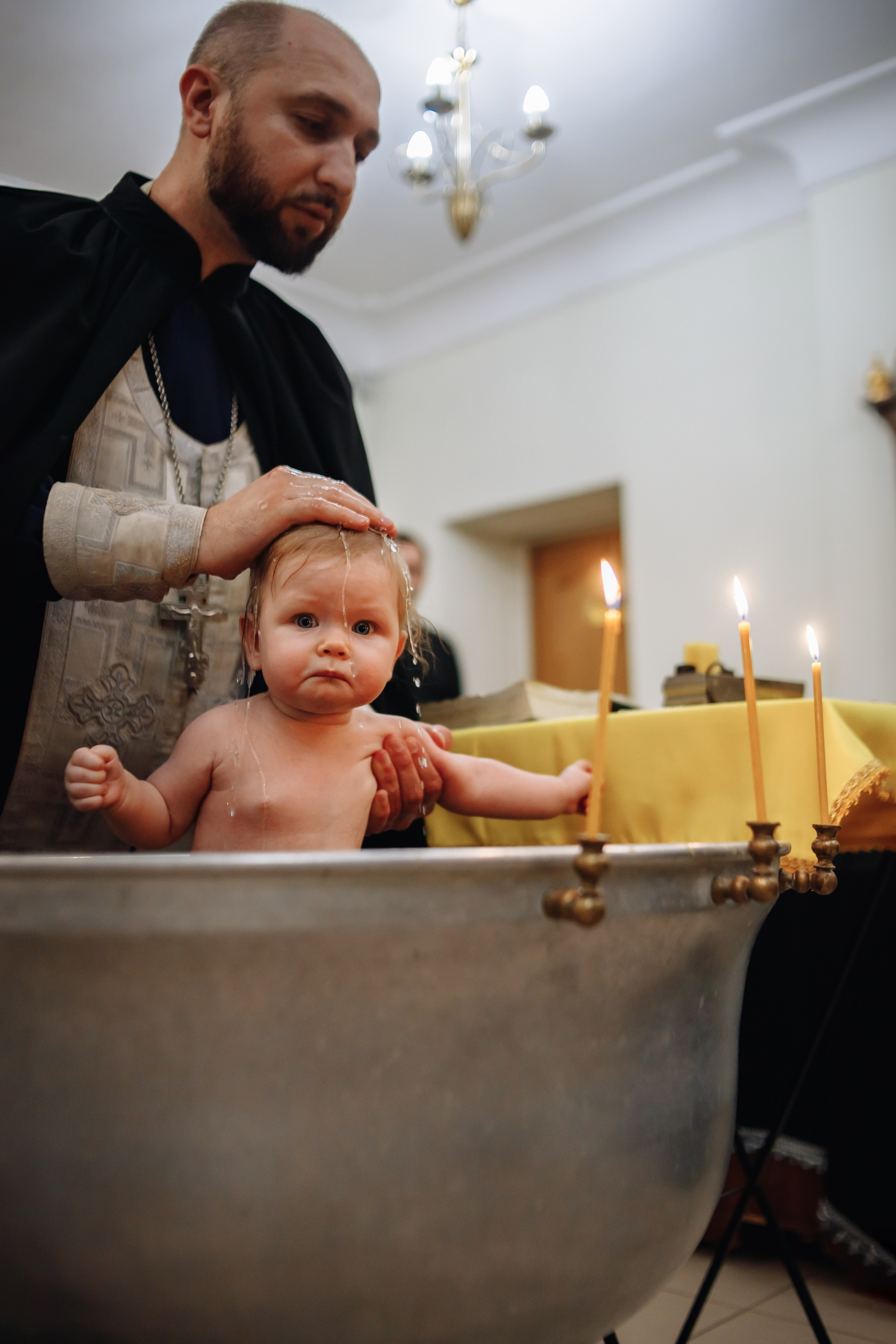 Таинство крещения в Тихорецке. Свадебный и семейный фотограф в Краснодарском крае Мария Данилкина