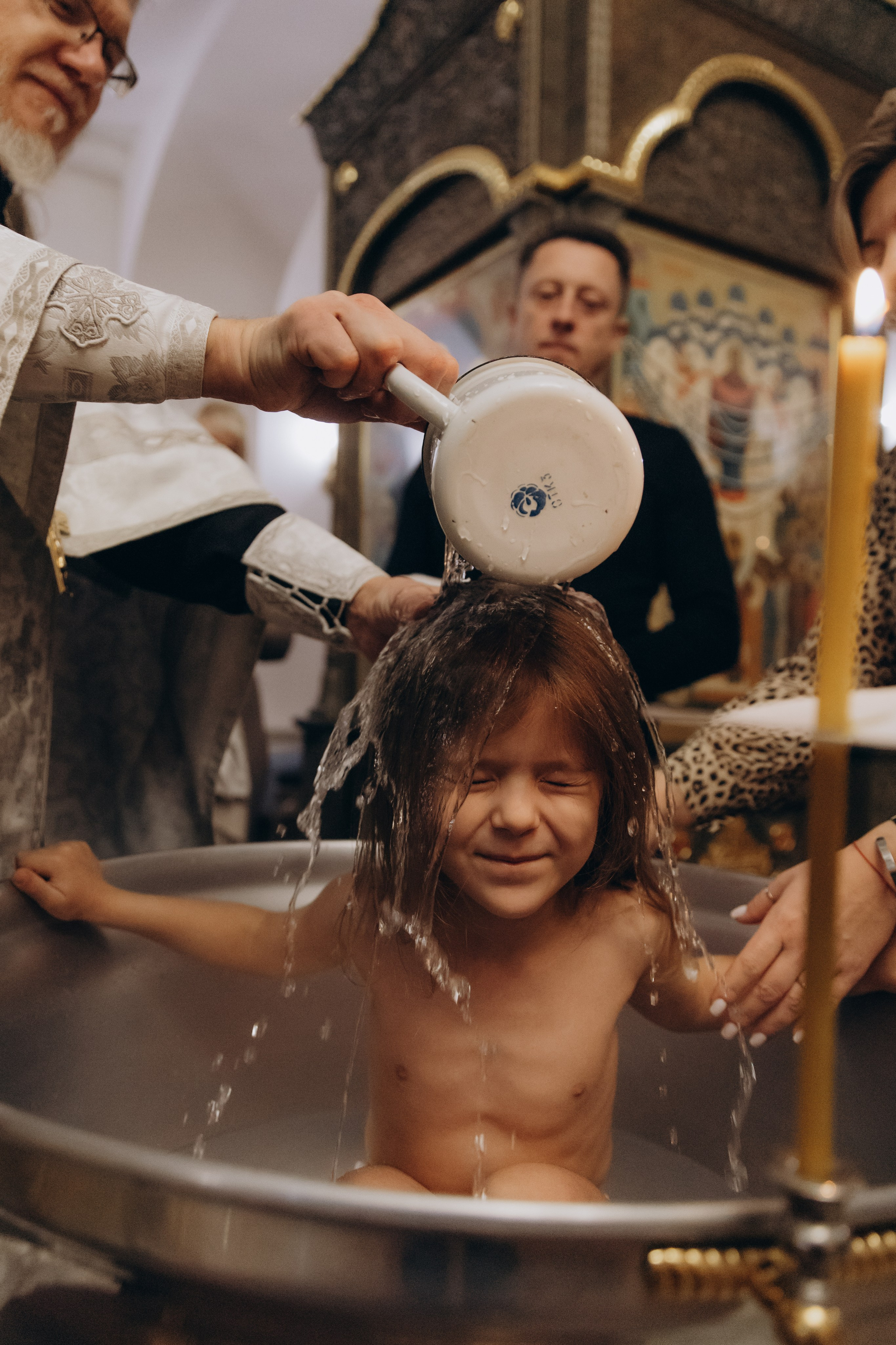 Таинство Крещения Южный Храм. Фотограф Новый Уренгой I Ньюборн I Фотограф материнства I ЯНАО