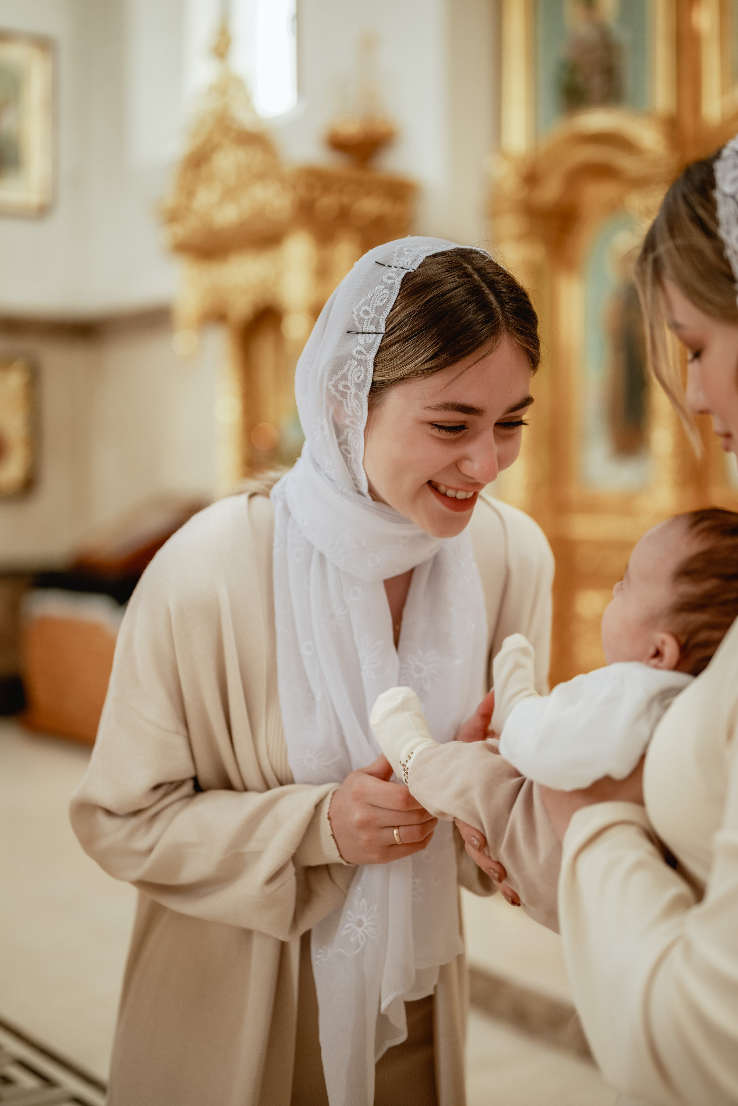 Крещение в Донецке. Юлия Басня семейный и свадебный фотограф в Донецке