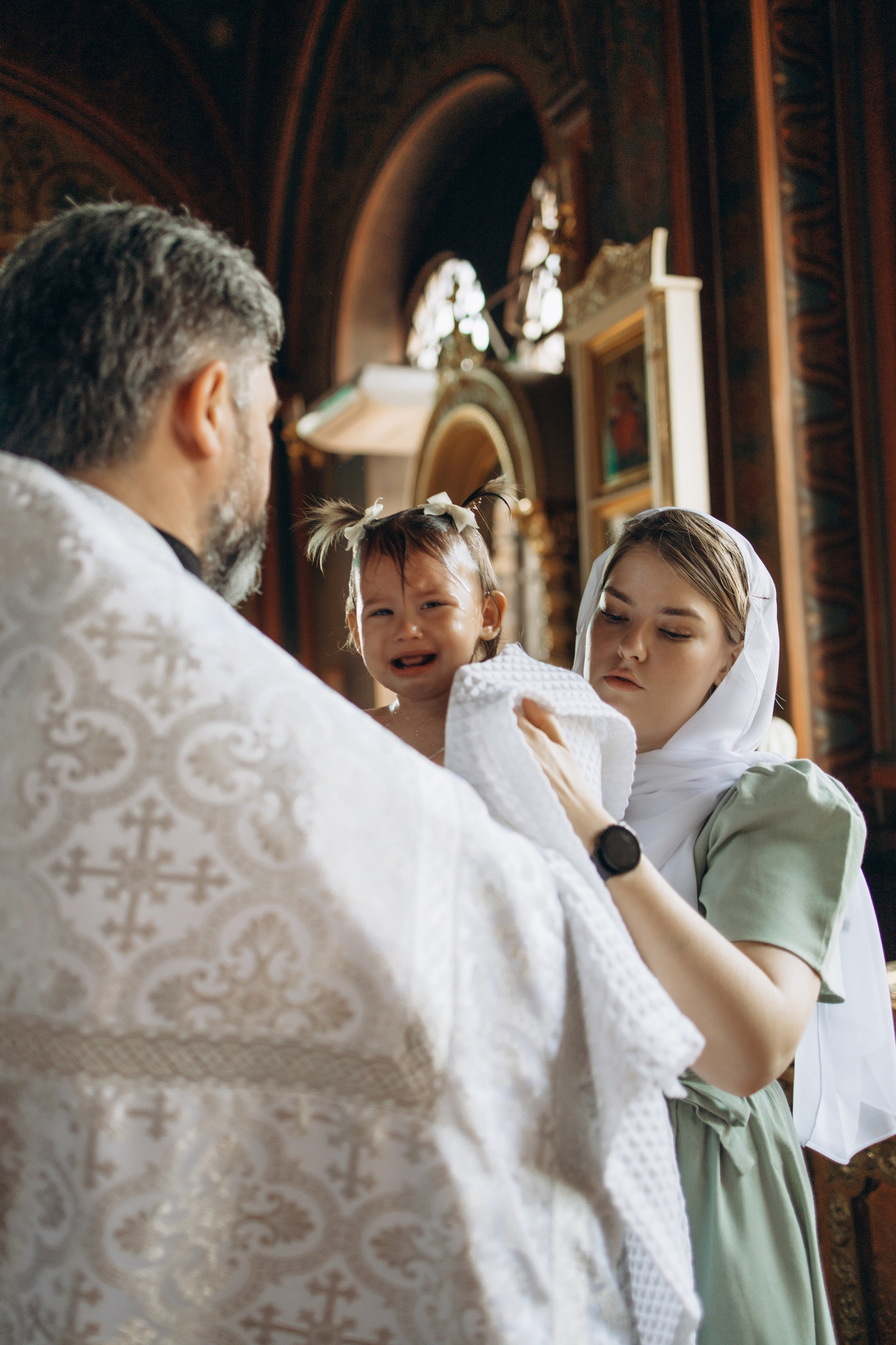 Крещение Стефании. Самый теплый фотограф в Краснодаре Рябоконь Ксения