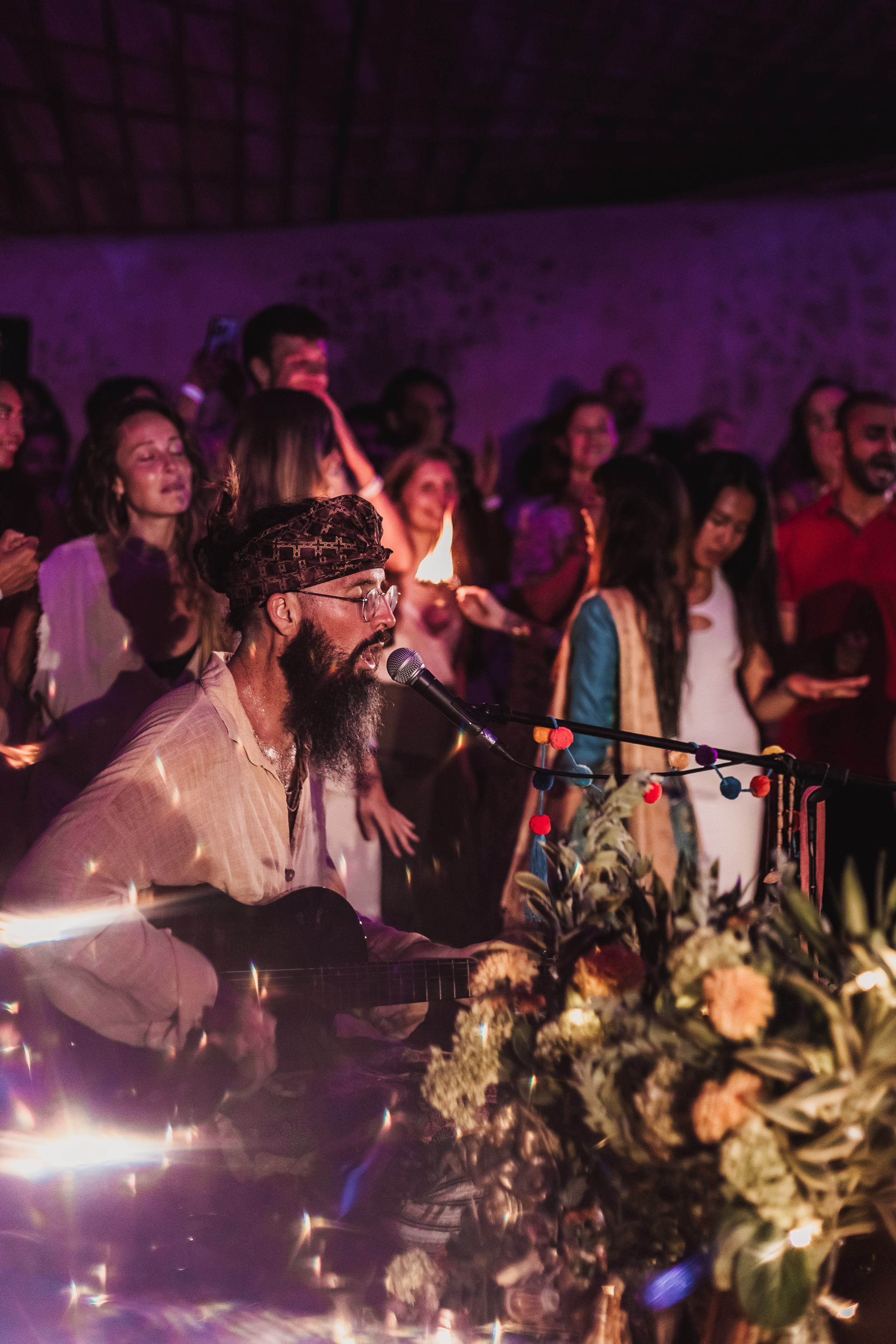 Hanuman Project kirtan at Alchemy april. Mariam Bagdasaryan