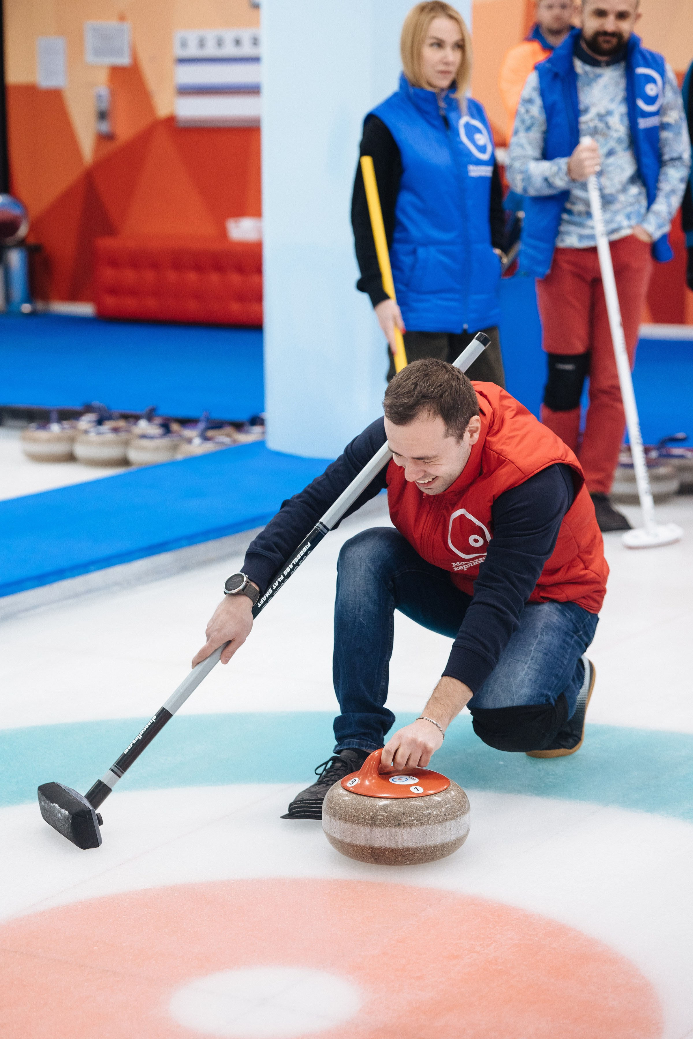 Корпоратив в кёрлинге. Свадебный и семейный фотограф Екатерина Иванова