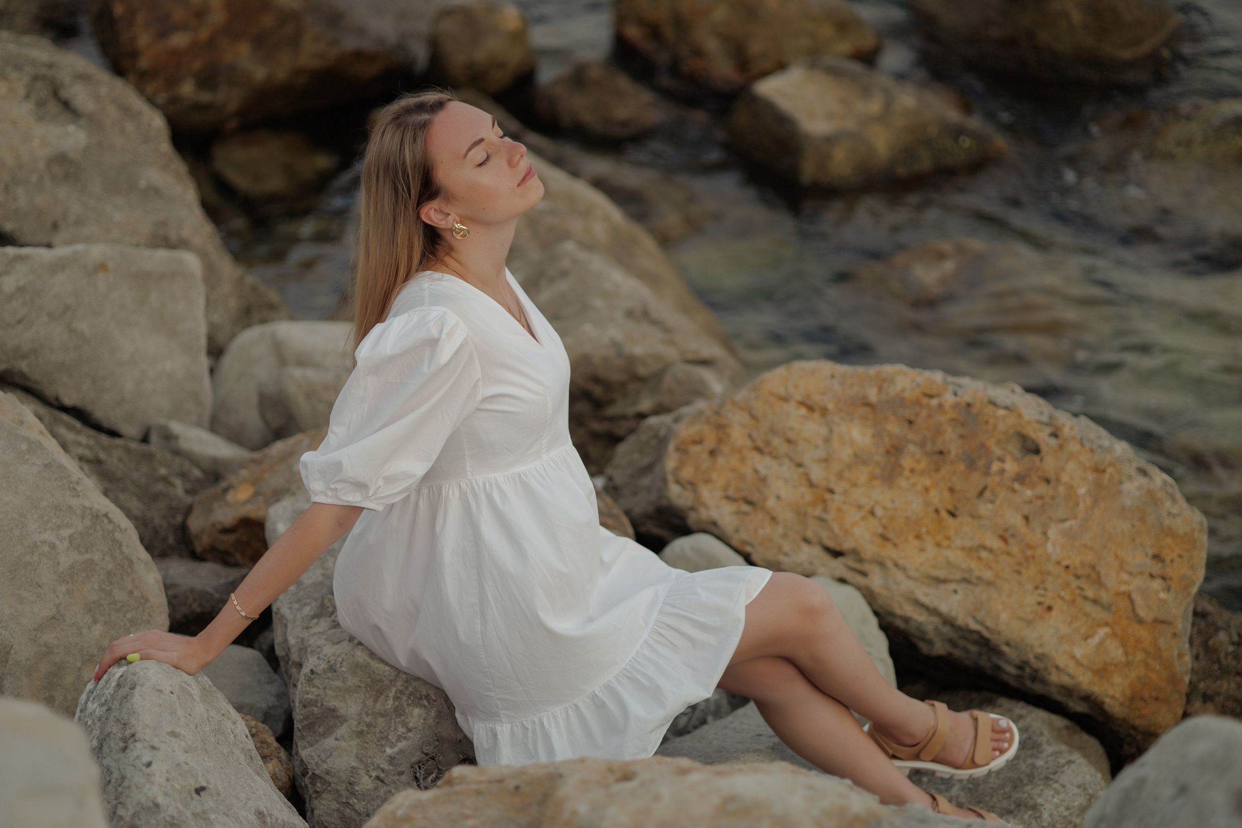 Лавстори на берегу моря. Семейный и портретный фотограф в Геленджике Любовь Бодрова