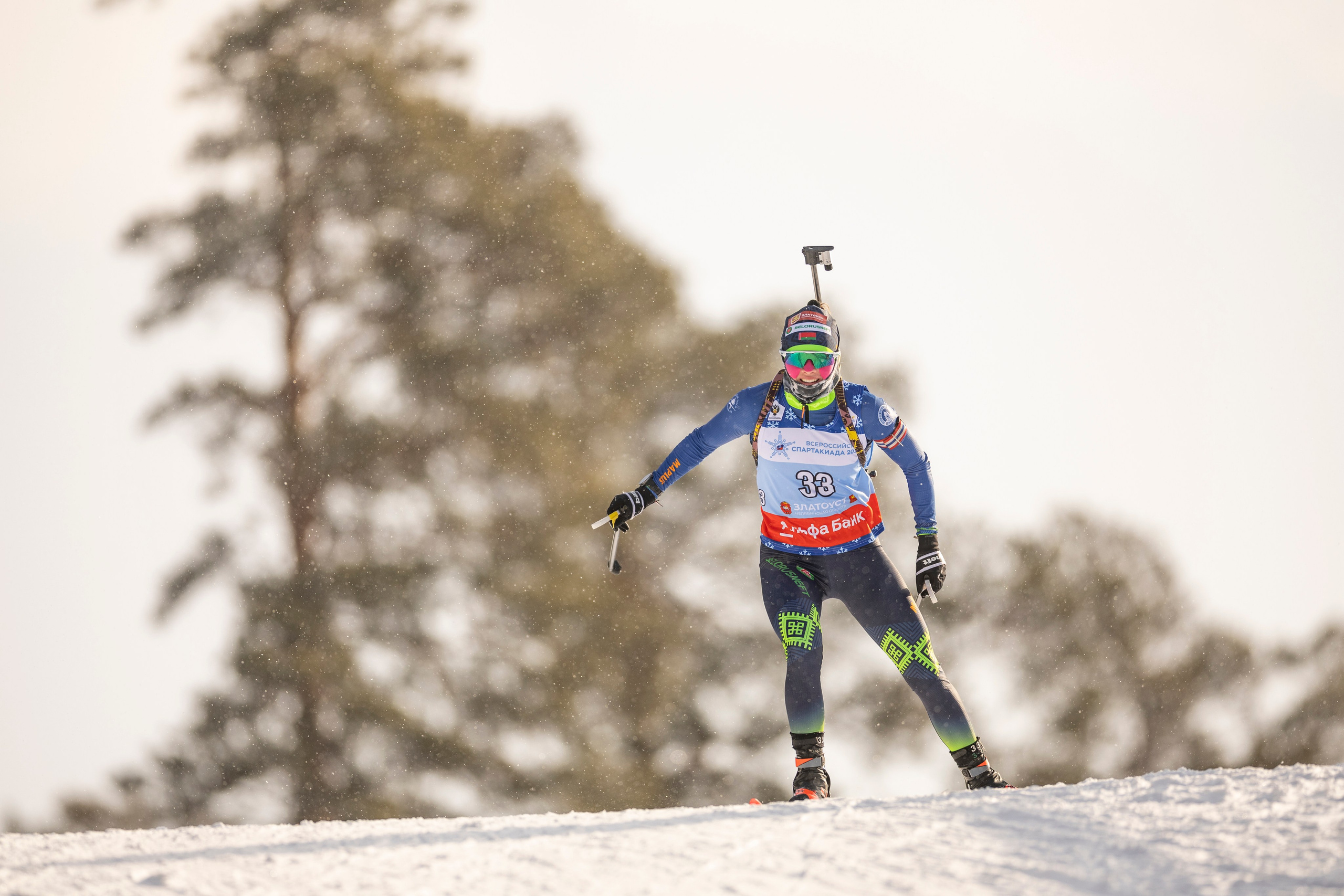 Всероссийская спартакиада. Гонка преследования женщины. Спортивный репортажный фотограф Казань Нафис Сиразетдинов