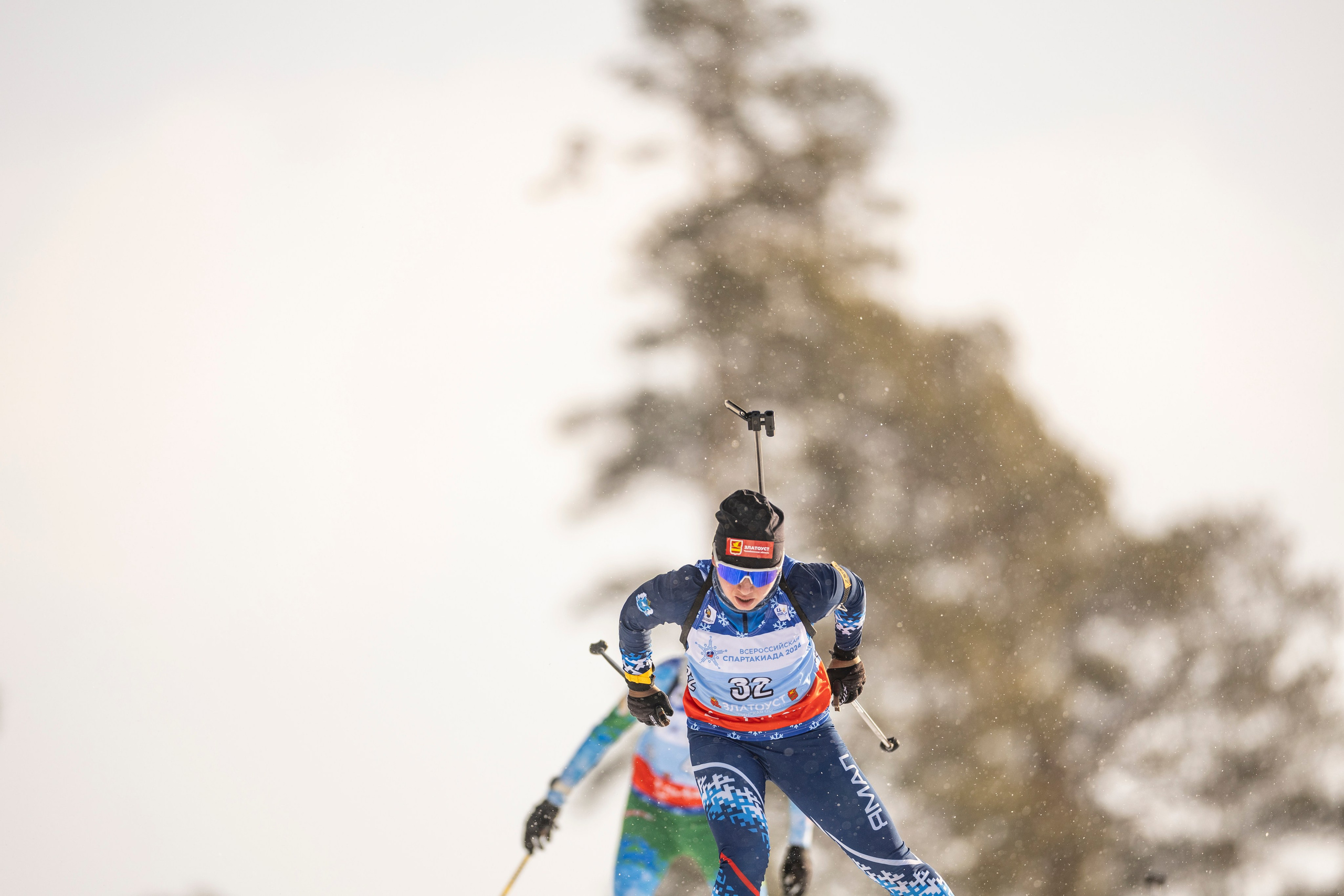 Всероссийская спартакиада. Гонка преследования женщины. Спортивный репортажный фотограф Казань Нафис Сиразетдинов