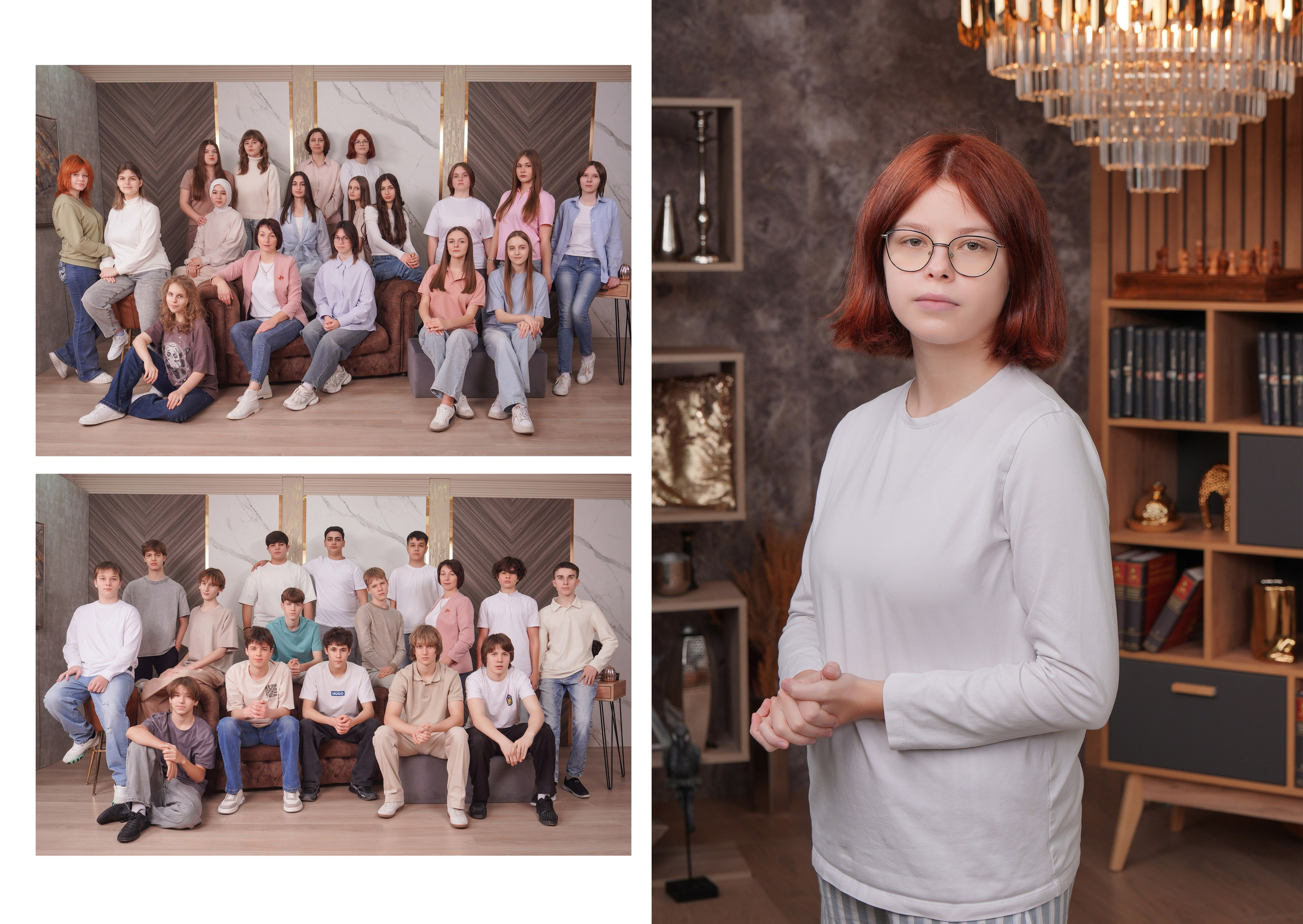 ШКОЛА 105 9 В. Красивый выпускной альбом в Краснодаре