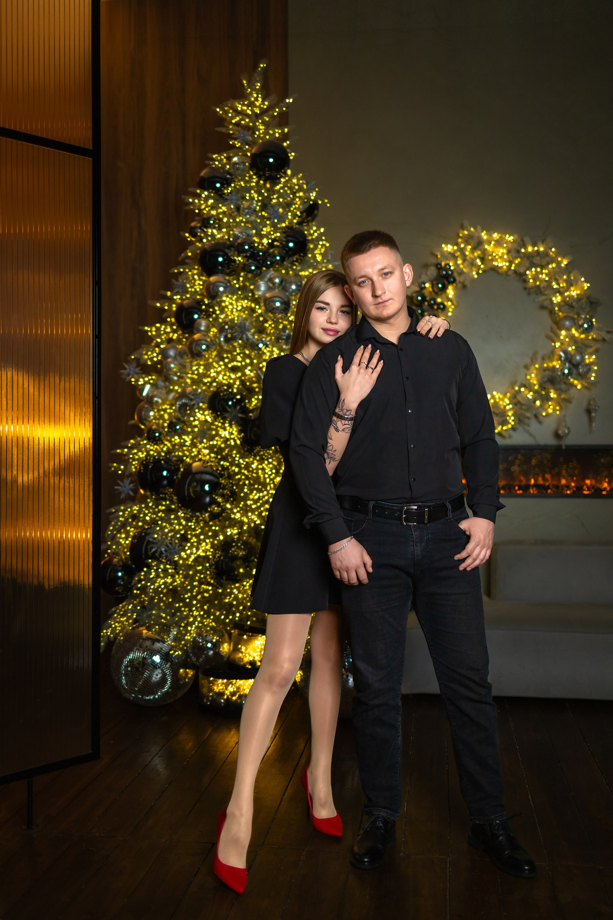 Парная новогодняя фотосессия. Ирина Мезенцева | Женский и предметный фотограф | г. Омск