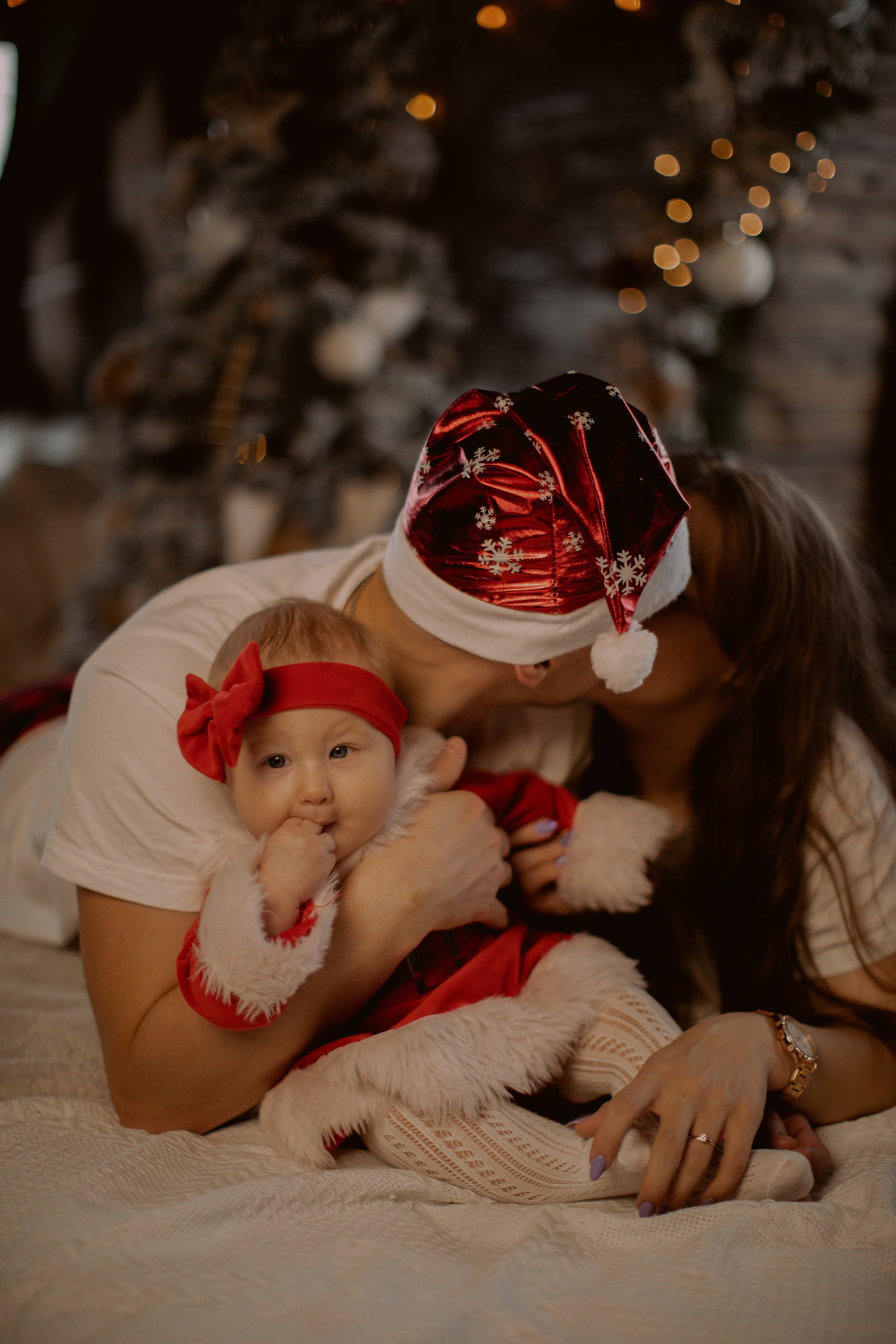 Первая новогодняя фотосессия малышки Эмилии. Фотограф в Нижнем Новгороде