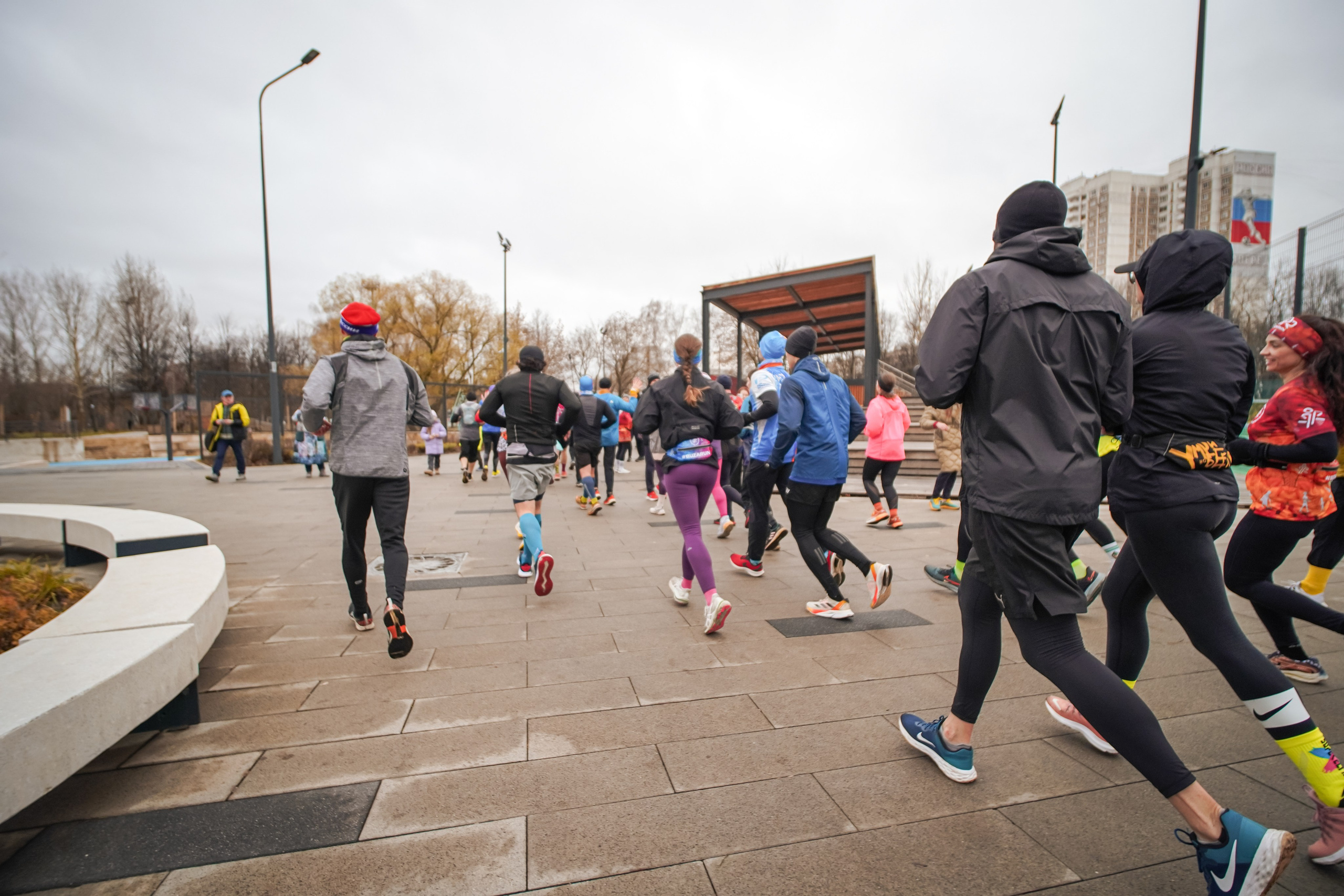 #марафонудома #яuzarun 2024 2-я петля, группа 6:30. Роман Капилюшов. Бег. Фото. Видео. г. Люберцы