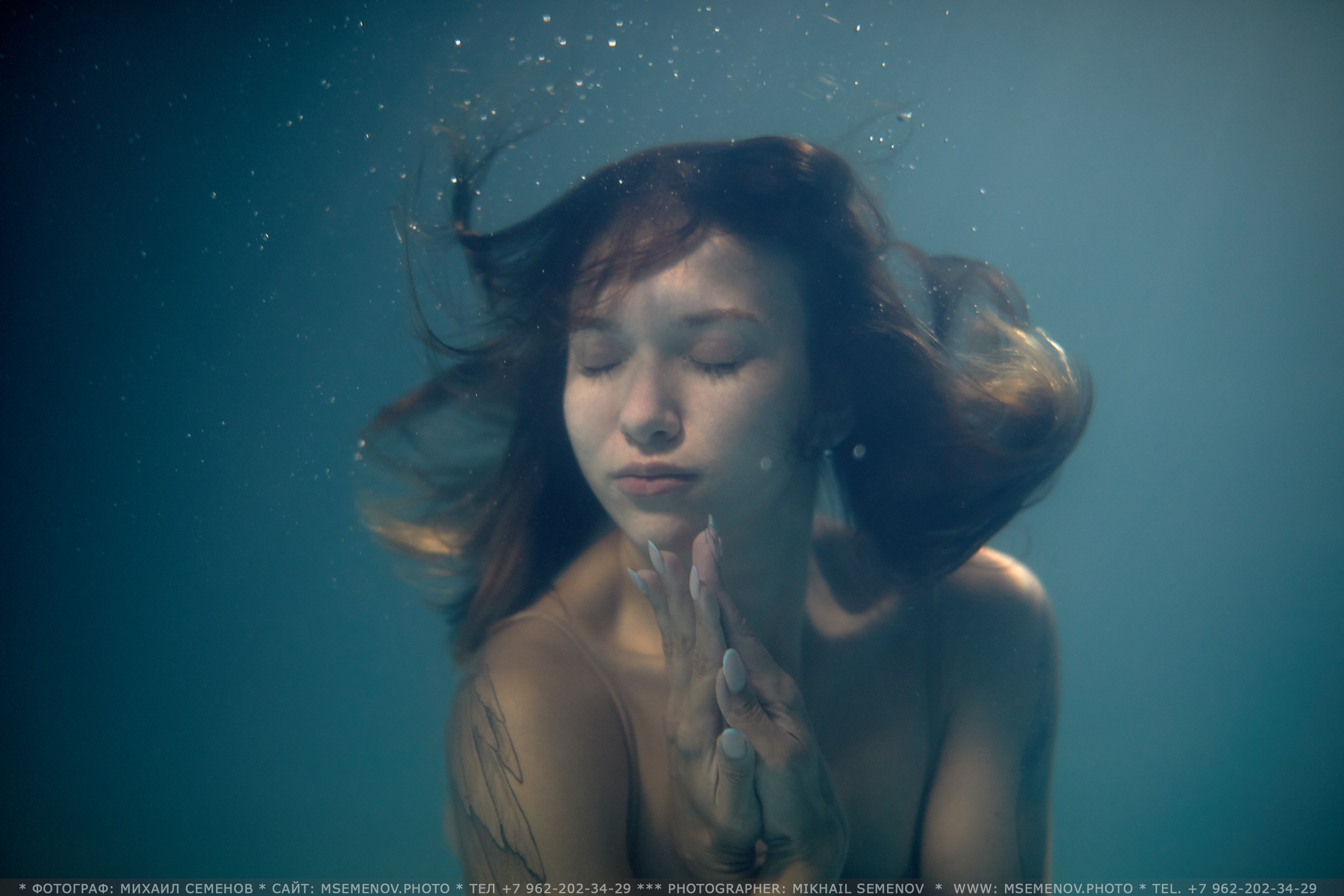 Подводная фотосессия Анжелика и Карина. Фотограф в Ярославле Михаил Семенов