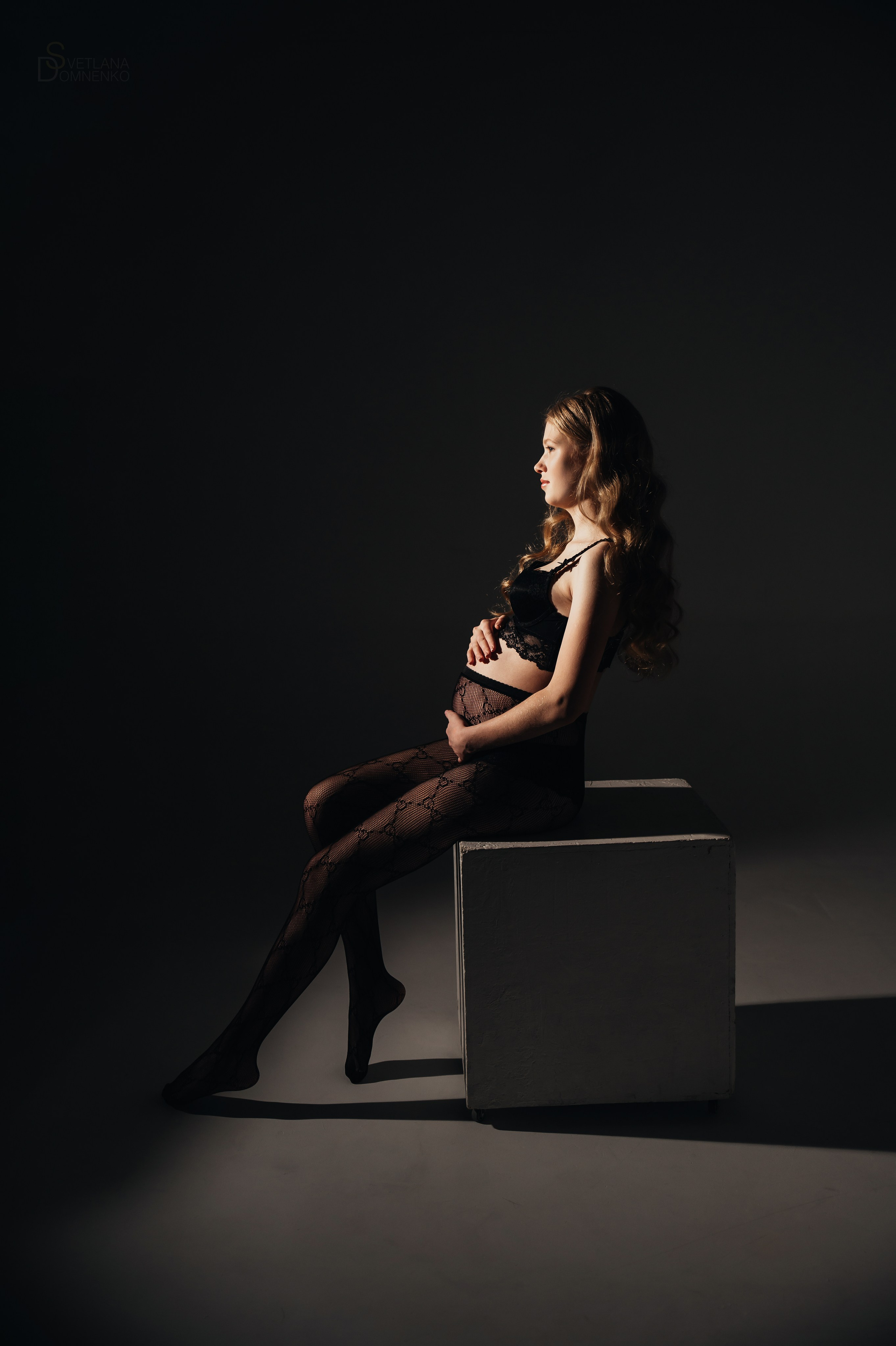 Фотосессия беременности studio. Фотограф Тольятти, Самара Домненко Светлана