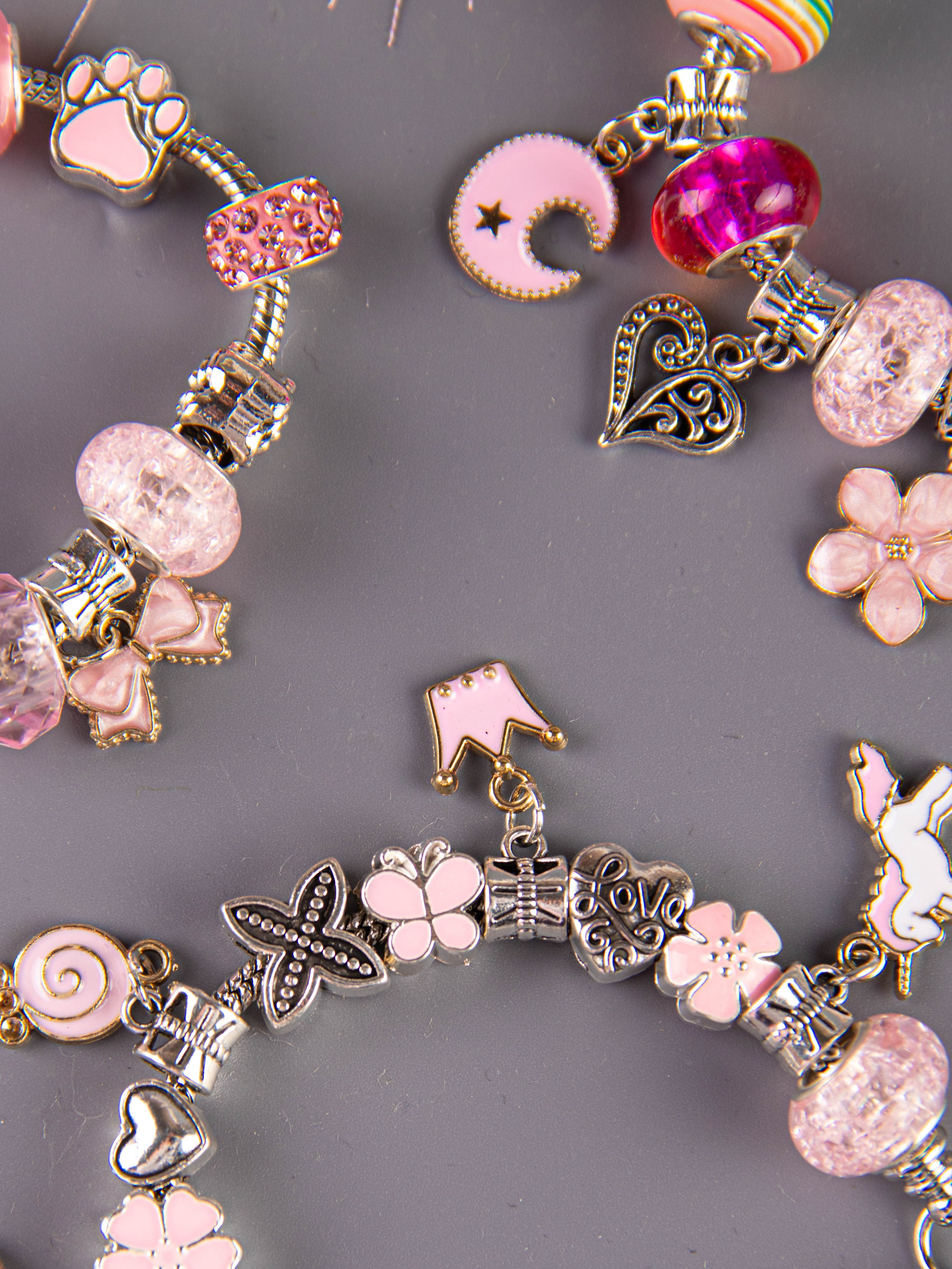 Наборы по созданию браслетов (розовый). «Матрица»