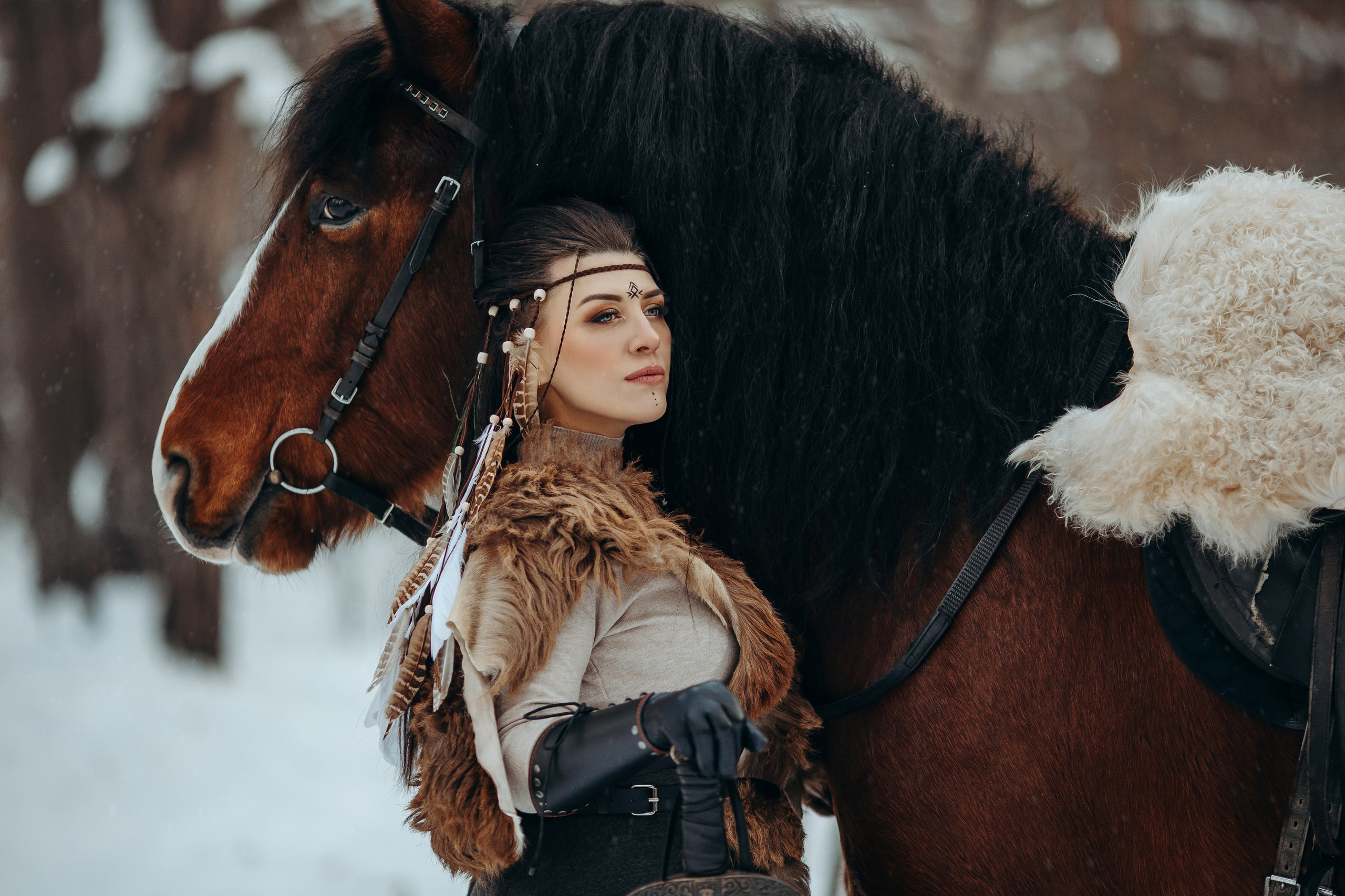 Викинги. Анна Молчанова конный фотограф в Тюмени | фотосессии с лошадьми Тюмень