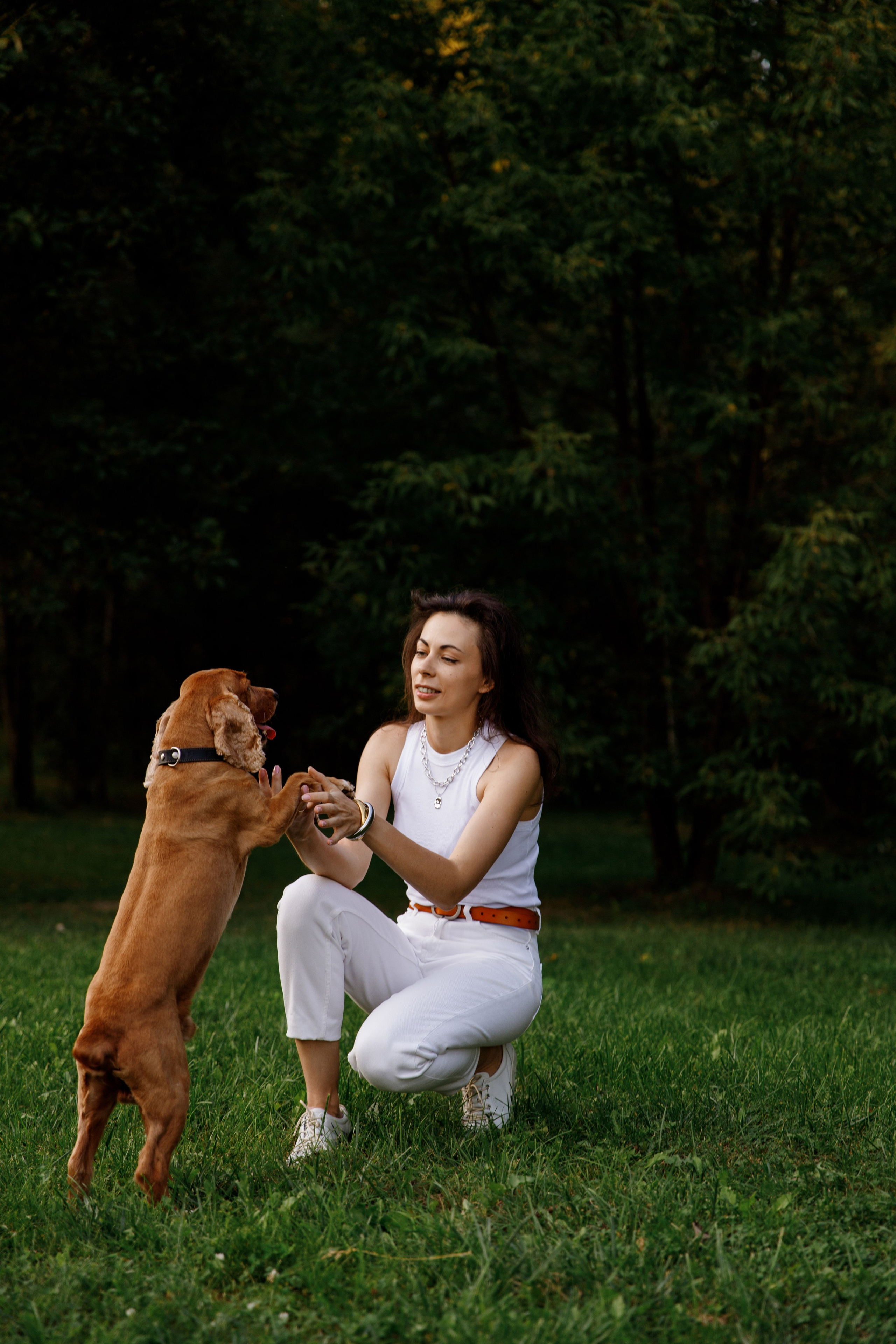 Фотосессия мамы с дочкой в парке Мещерский. Фотограф Александра Сыщенко