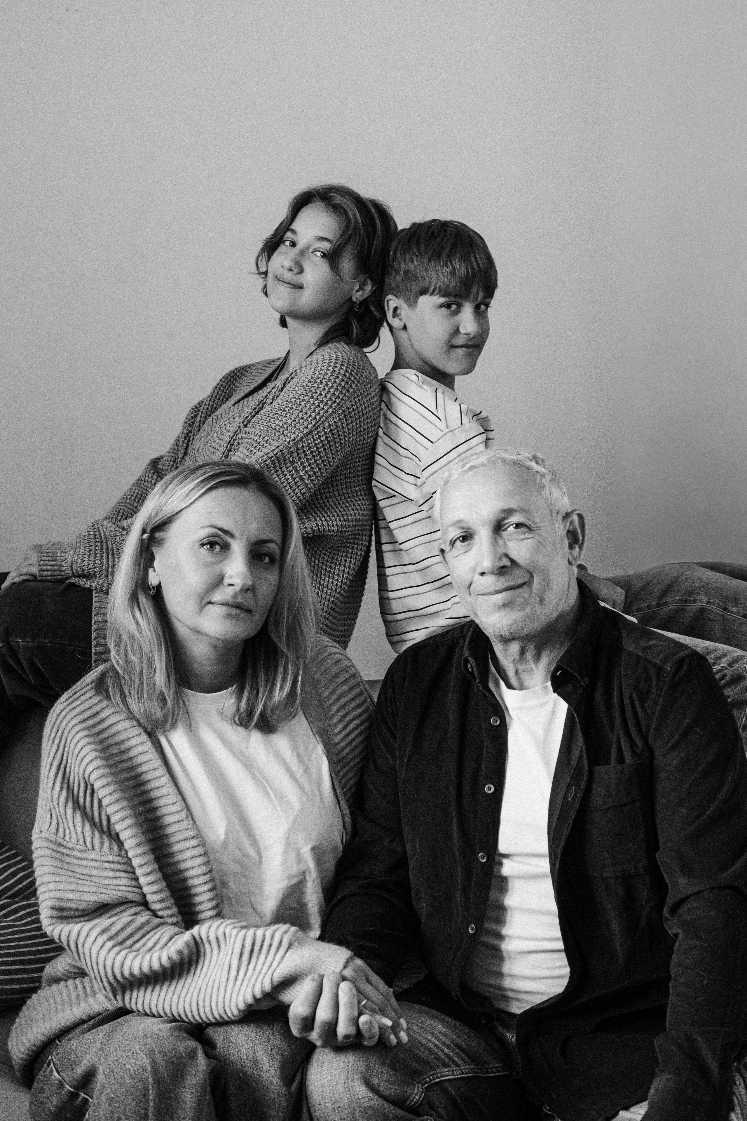 Равиль, Инна, Дамир и Маша. Екатерина Рыбкина Портретный фотограф в Москве