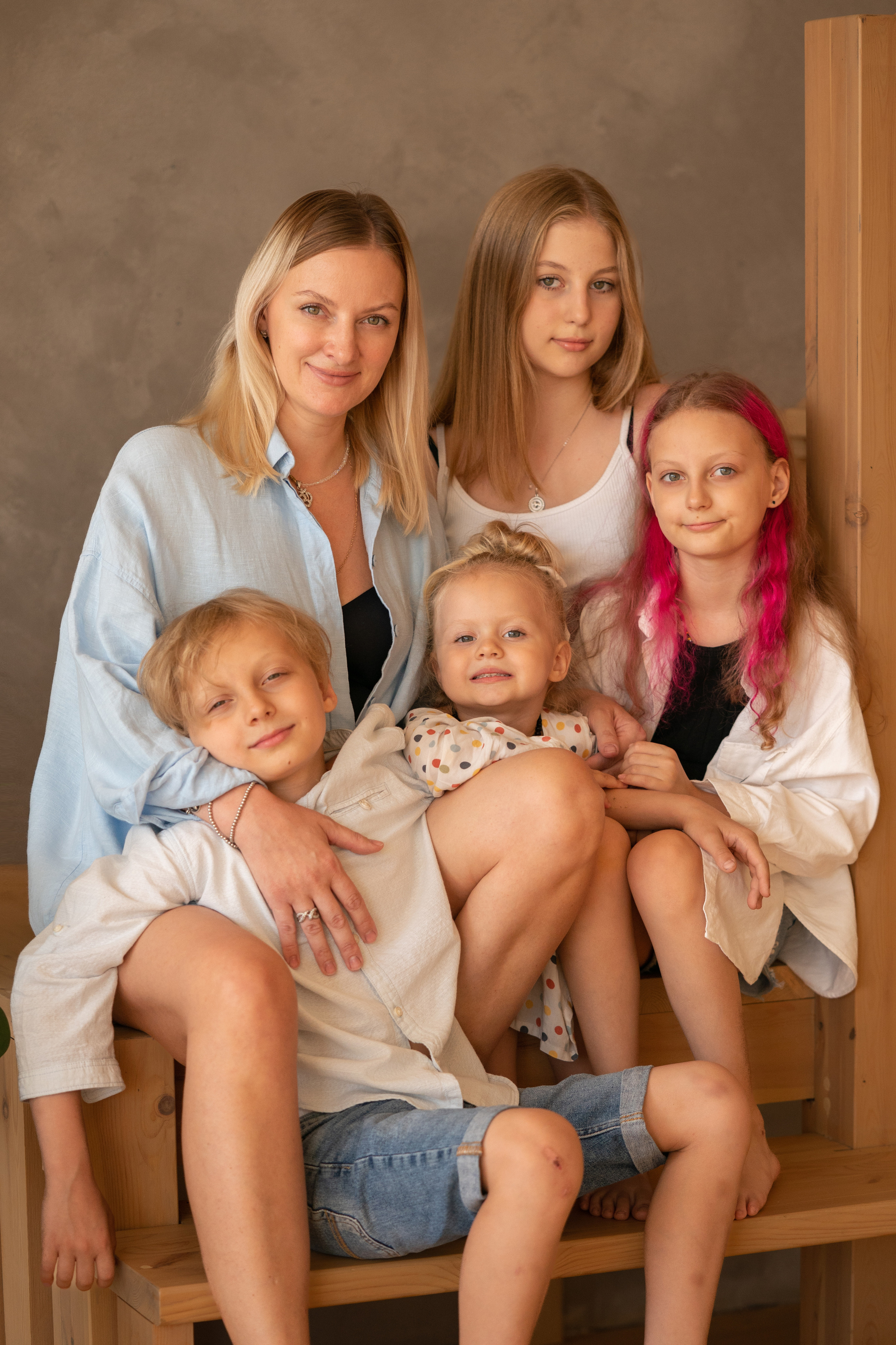 Наталья, Яна, Анжелина, Игнат, Анита. Семейный, детский фотограф в Красноярске Анна Хлябич