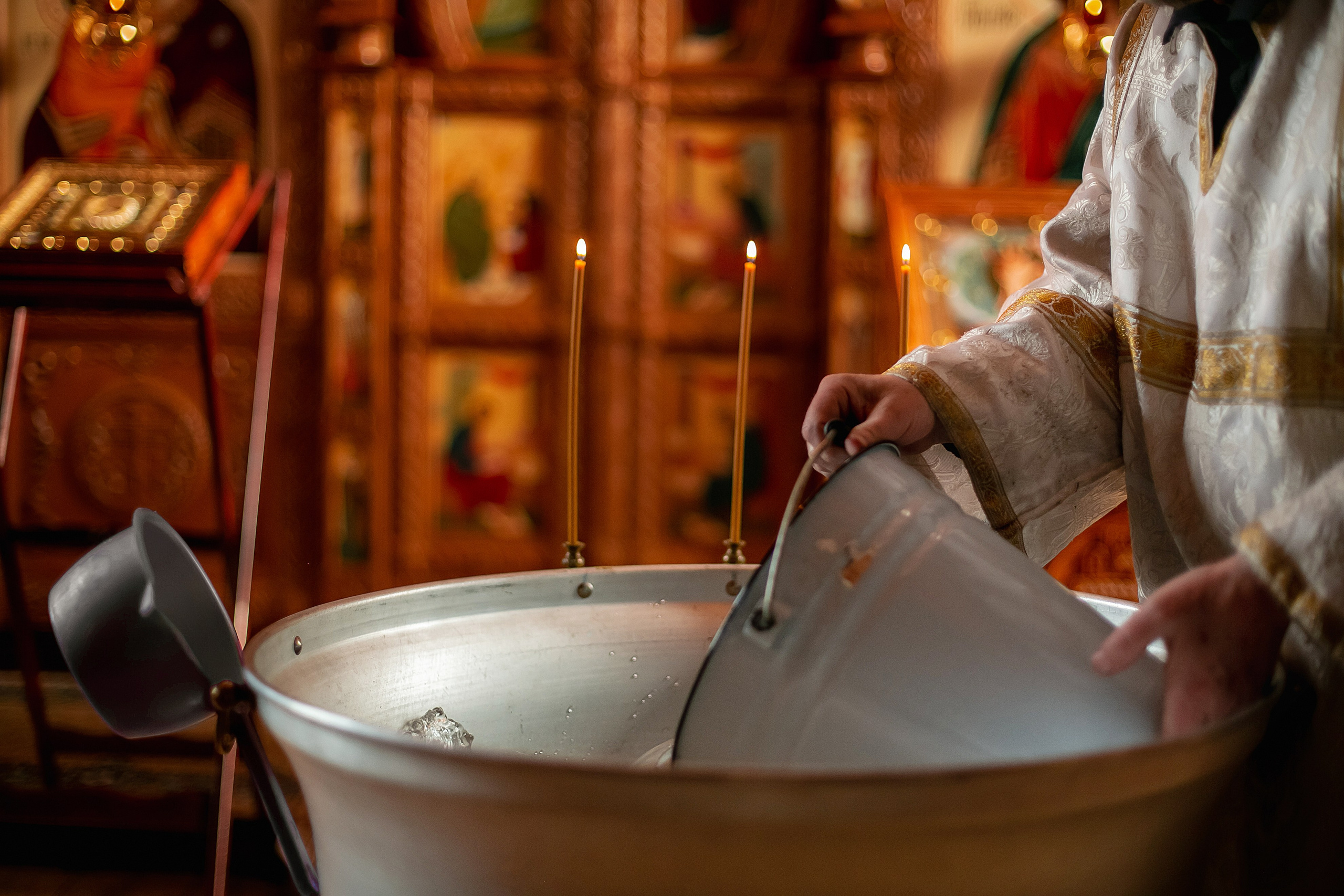 Крещение. Семейный и детский фотограф в Москве Ольга Кривенцова
