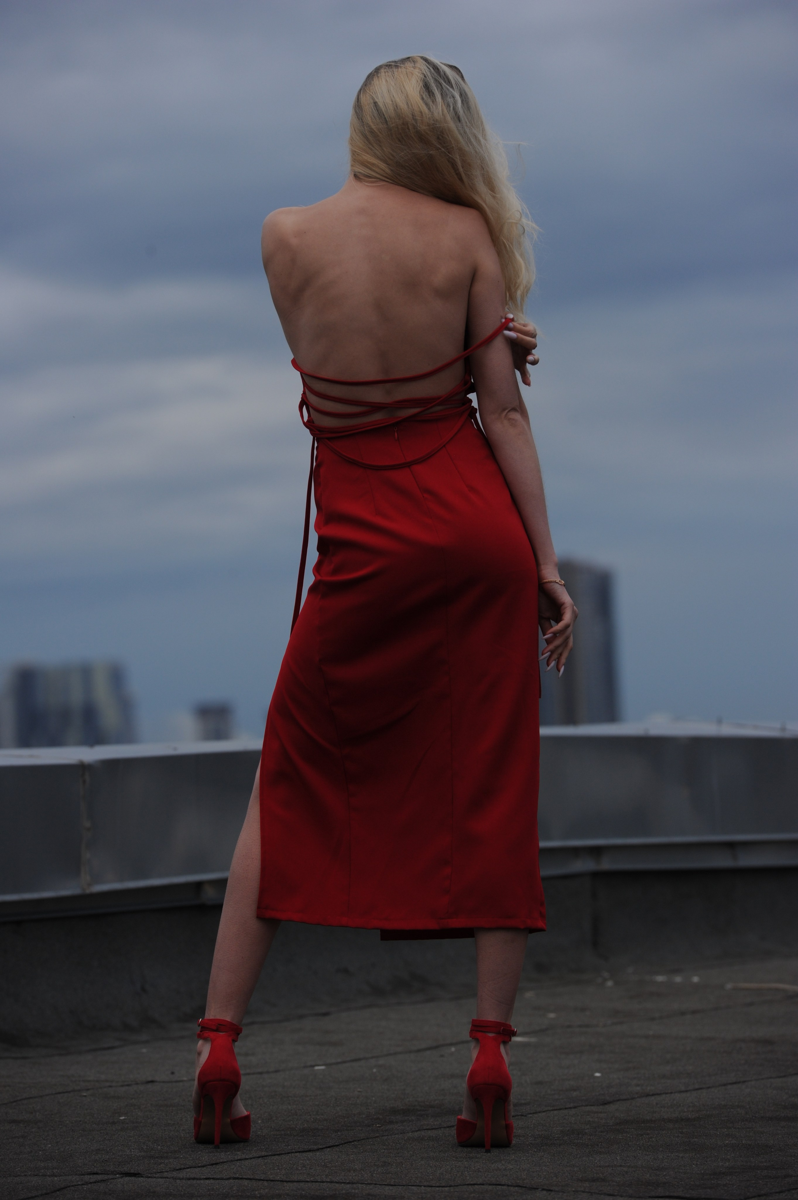 Фотосессия на крыше. Александр Mr.Brass — фотографирую женский портрет в Москве