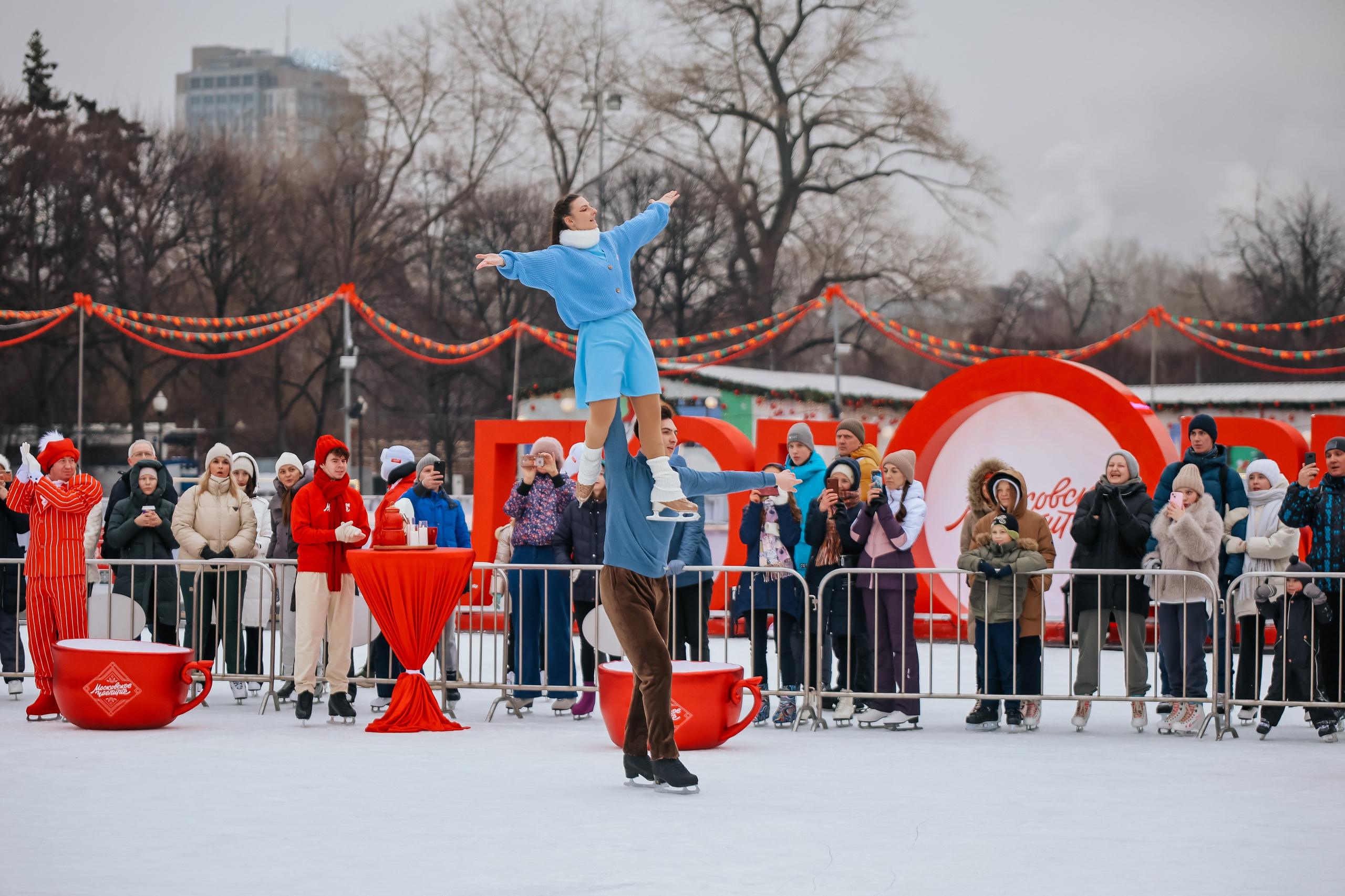 Ледовое шоу Парк Культуры проект Московское Чаепитие. Фотограф и видеограф Анна Домашенко