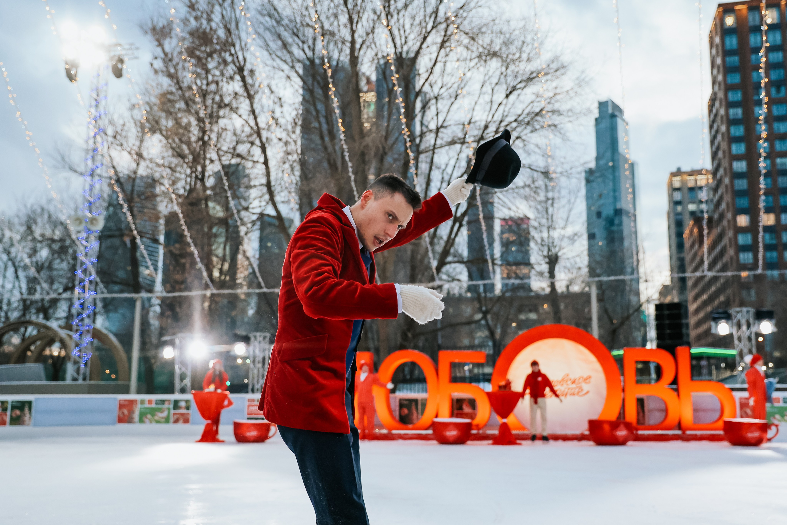 Ледовое шоу Сити каток Московское Чаепитие. Фотограф и видеограф Анна Домашенко