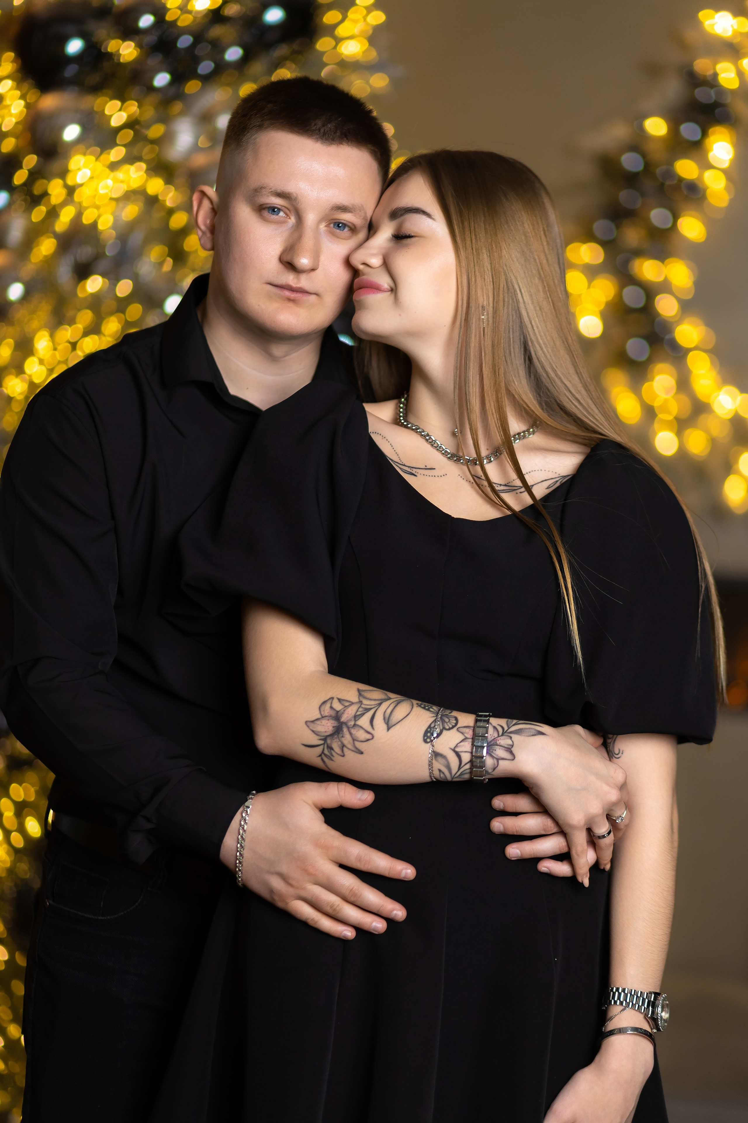 Парная новогодняя фотосессия. Ирина Мезенцева | Женский и предметный фотограф | г. Омск