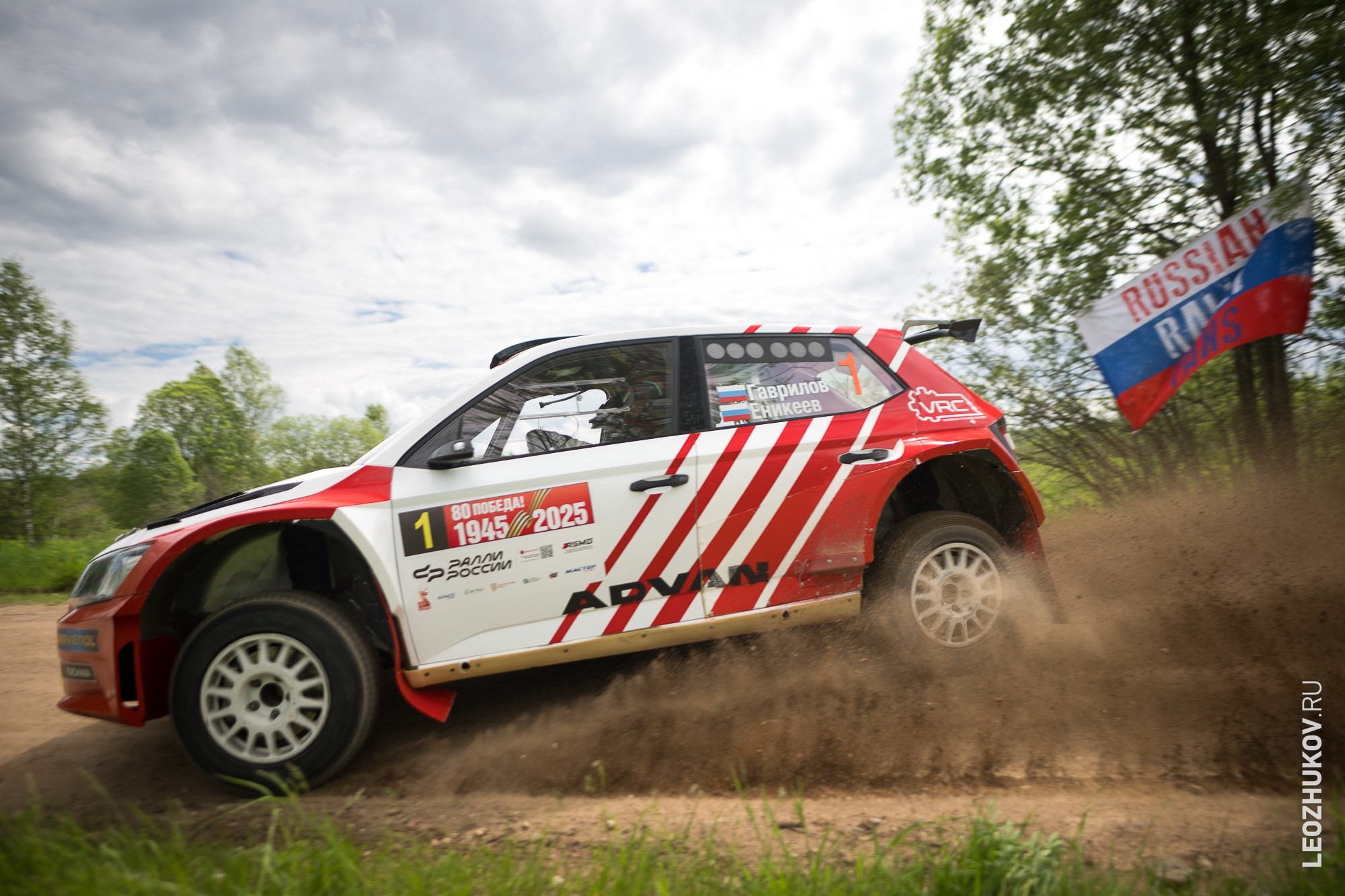 Rally Pushkinskie gory 2025. Sports photographer Leonid Zhukov