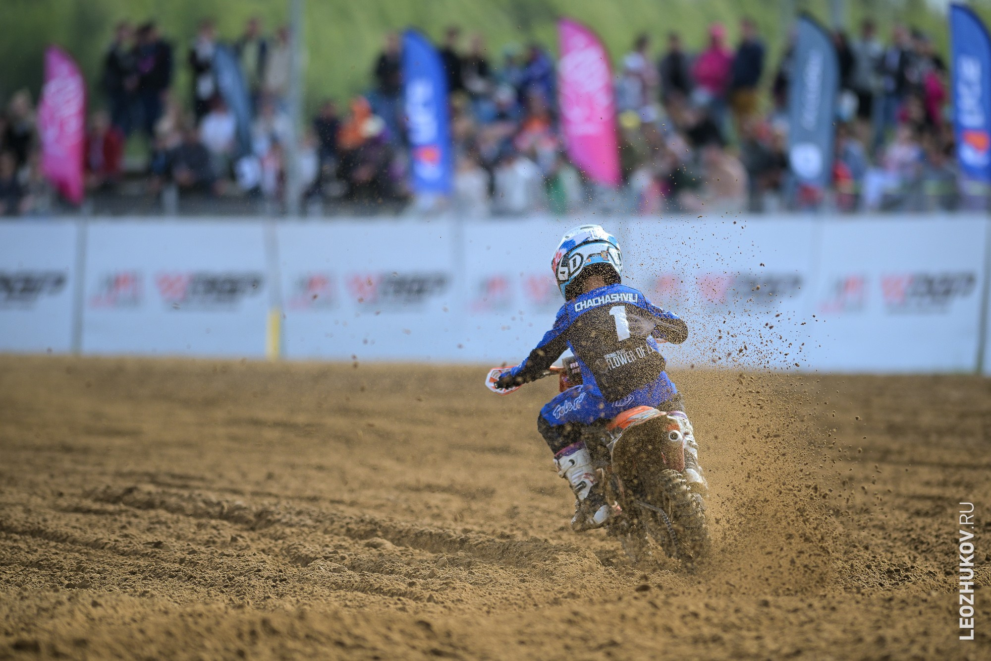 1 round of ММТ RGP russian motocross championships. Sports photographer Leonid Zhukov