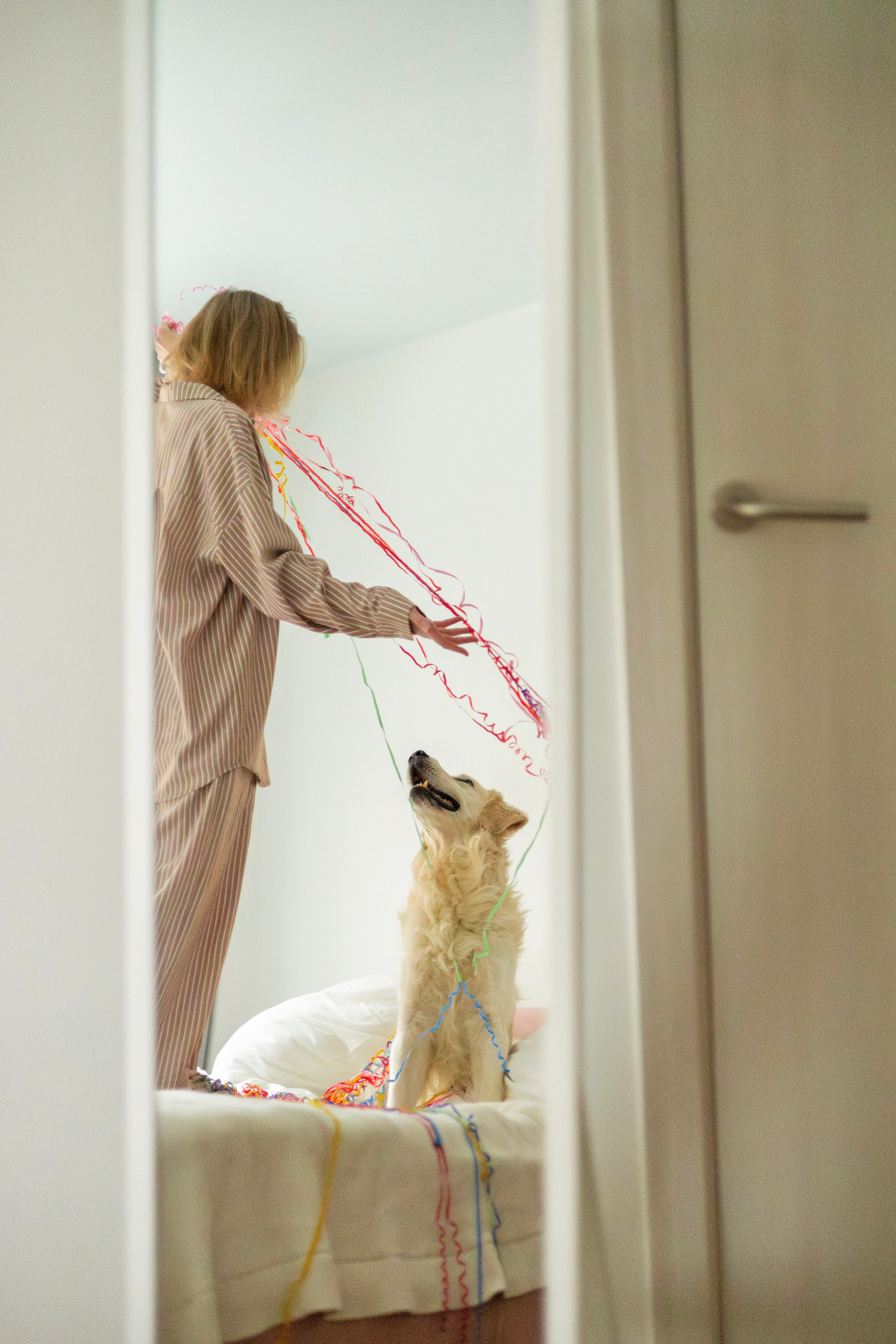 Зиз и Юля. Новогодняя. Фотограф-анималист Ксения Шевцова|Москва