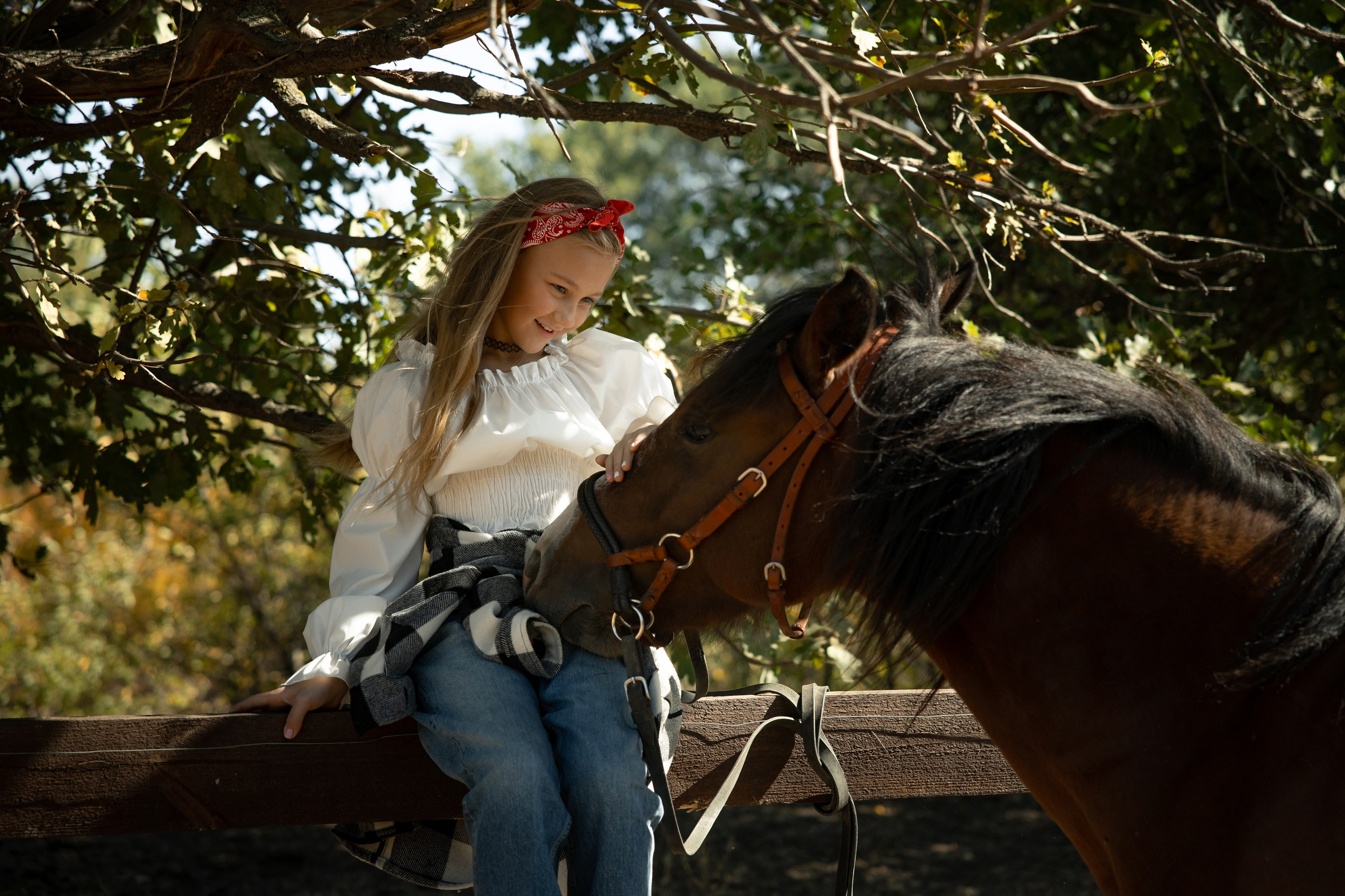 Съёмка с лошадьми. Конный клуб «Карсар». Татьяна Мирзоян