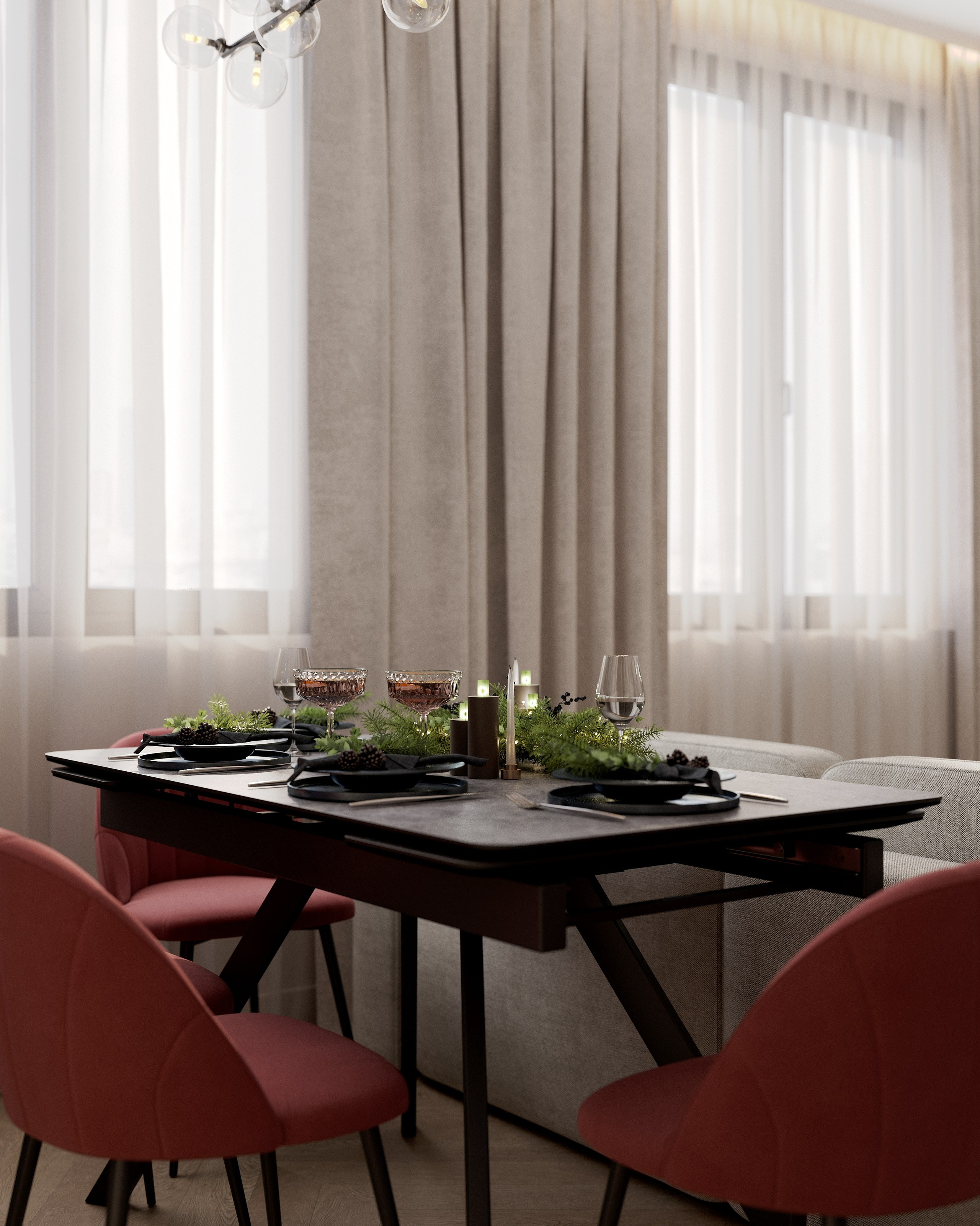 ЖК «Римский, 77.6 м². Мария Воропаева | Дизайн интерьера под ключ Москва и МО