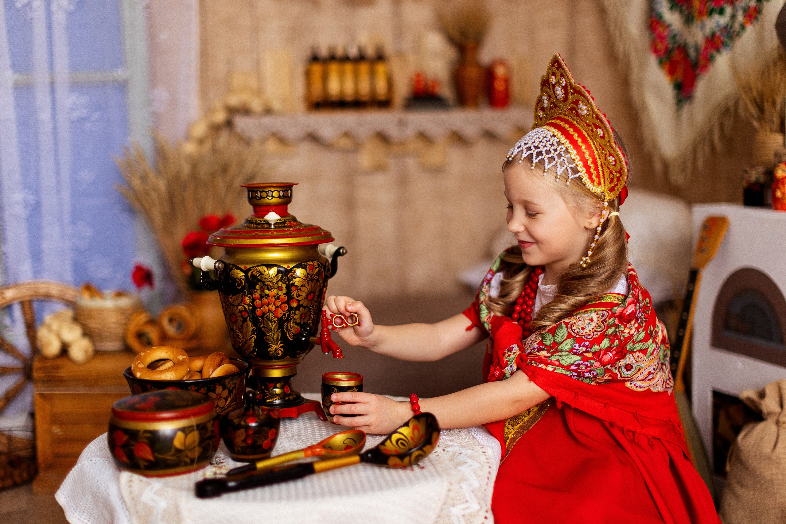 Масленица, Детская фотосессия в Краснодаре. Семейный и детский фотограф в Краснодаре Анна Трашкова