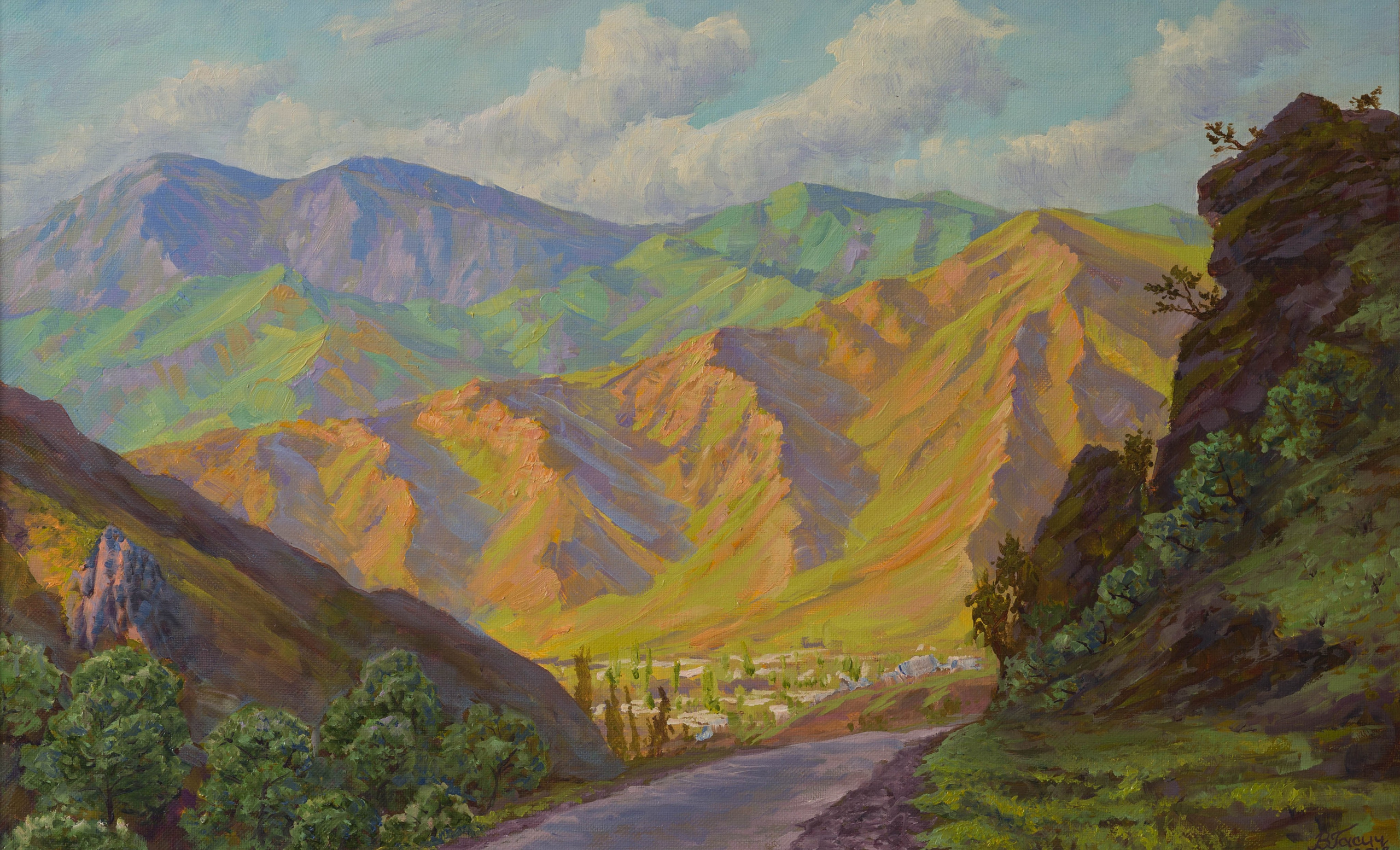 Памир, Тянь-Шань. Художник Василий Гасич