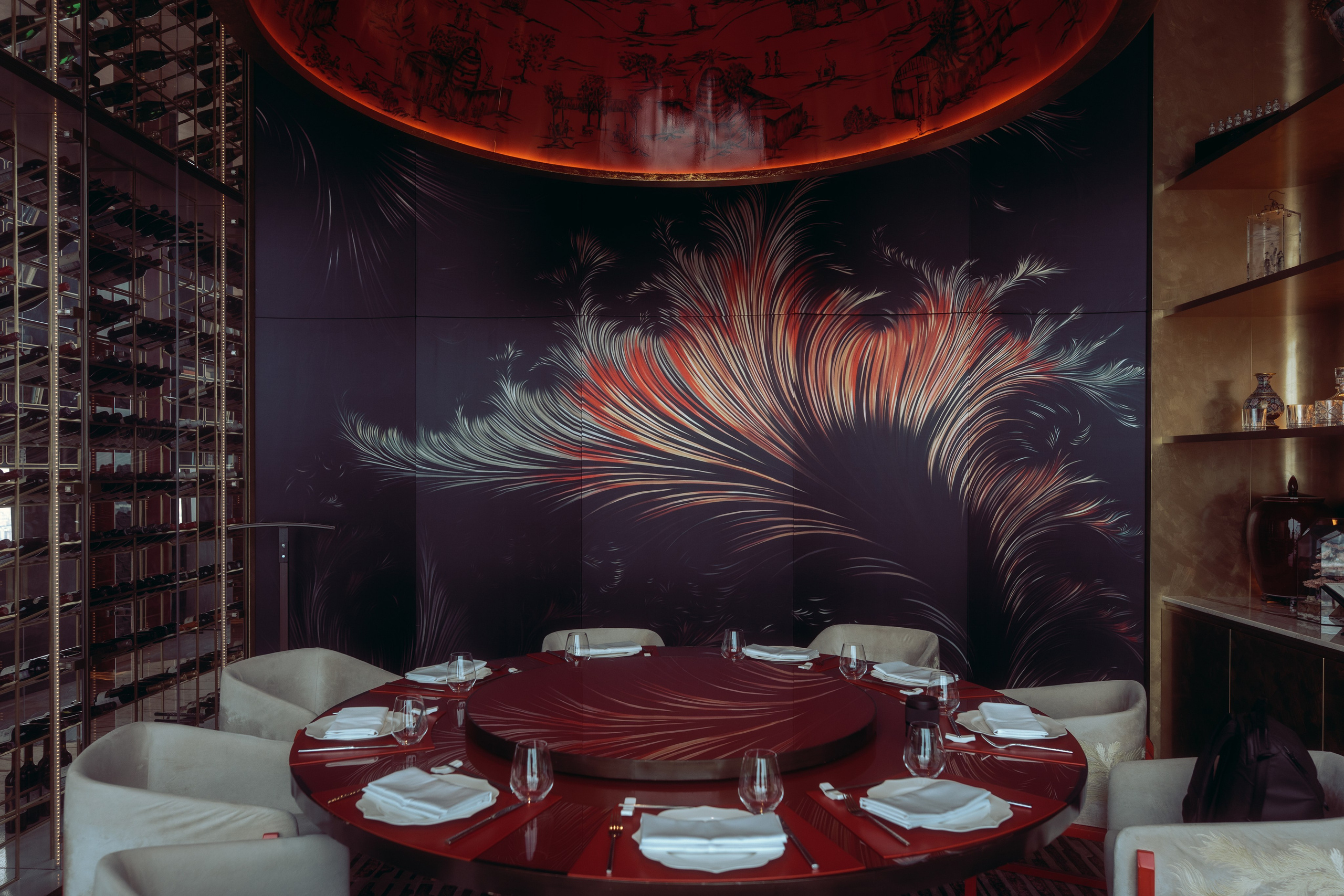 Интерьерная фотосъемка ресторана Мумэ в Москва-Сити