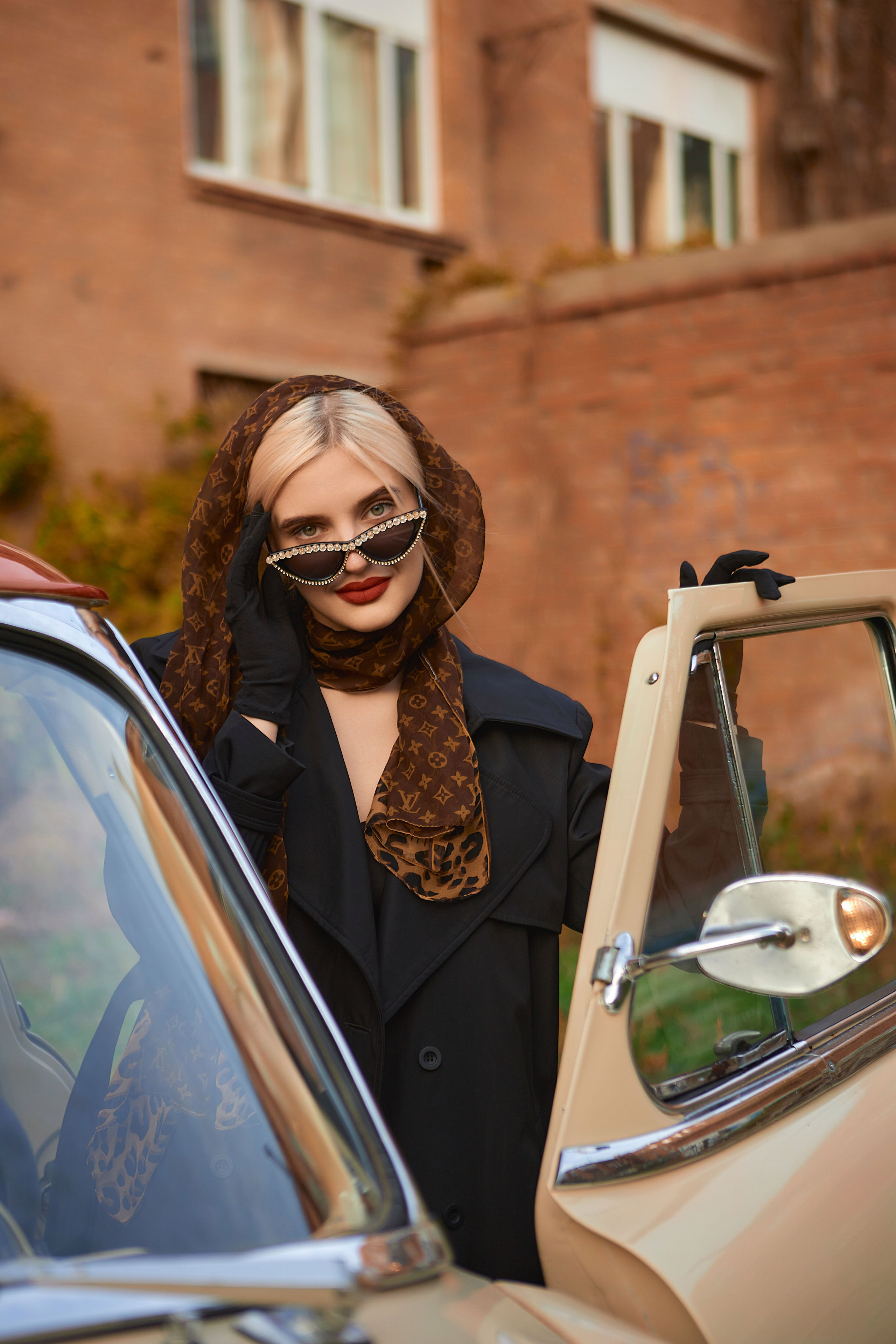 Съемка с ретро автомобилем. Семейный и свадебный фотограф в Краснодаре Михеева Светлана