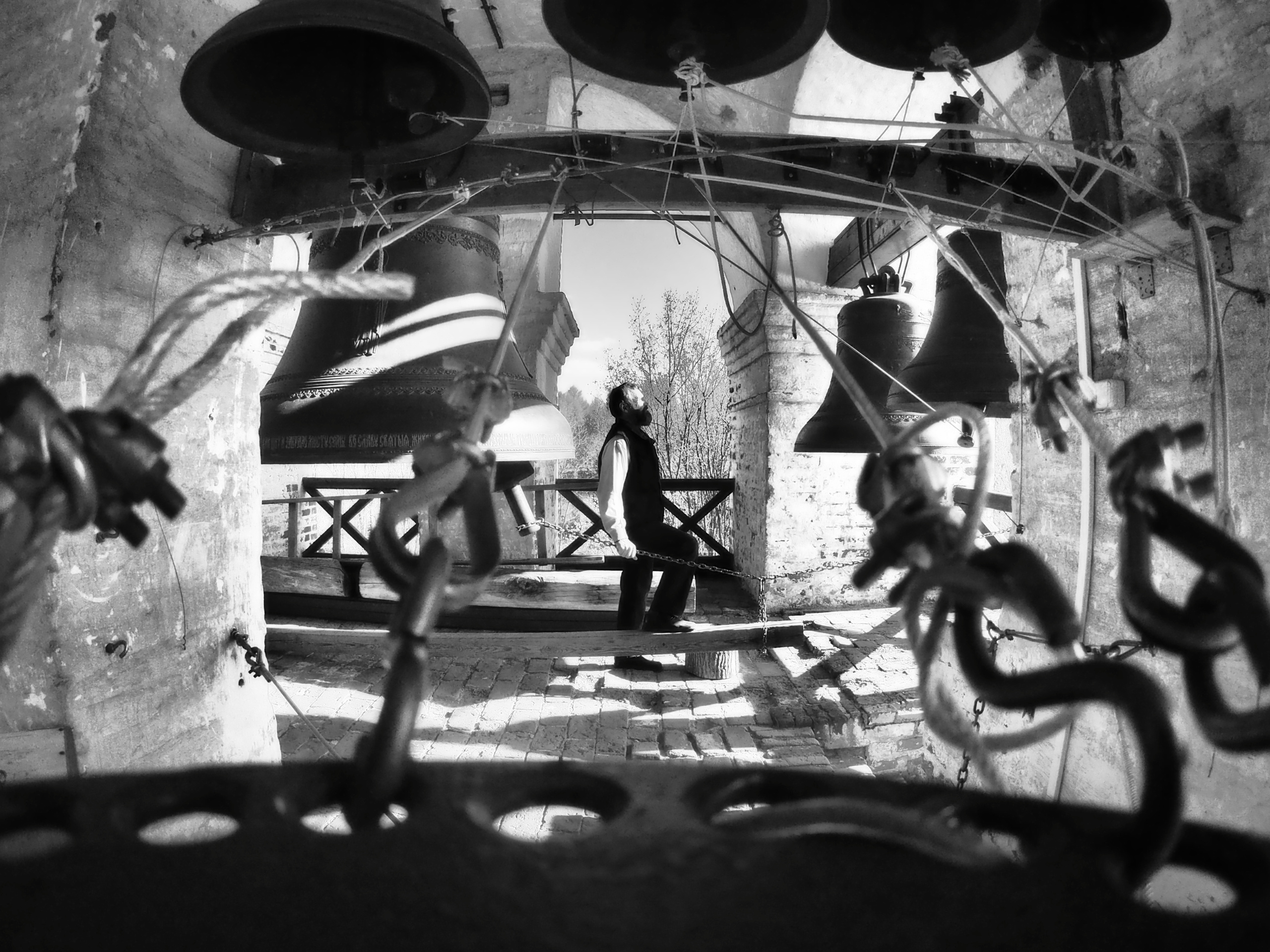 Звонарь. Московский фотограф Дмитрий Потапов