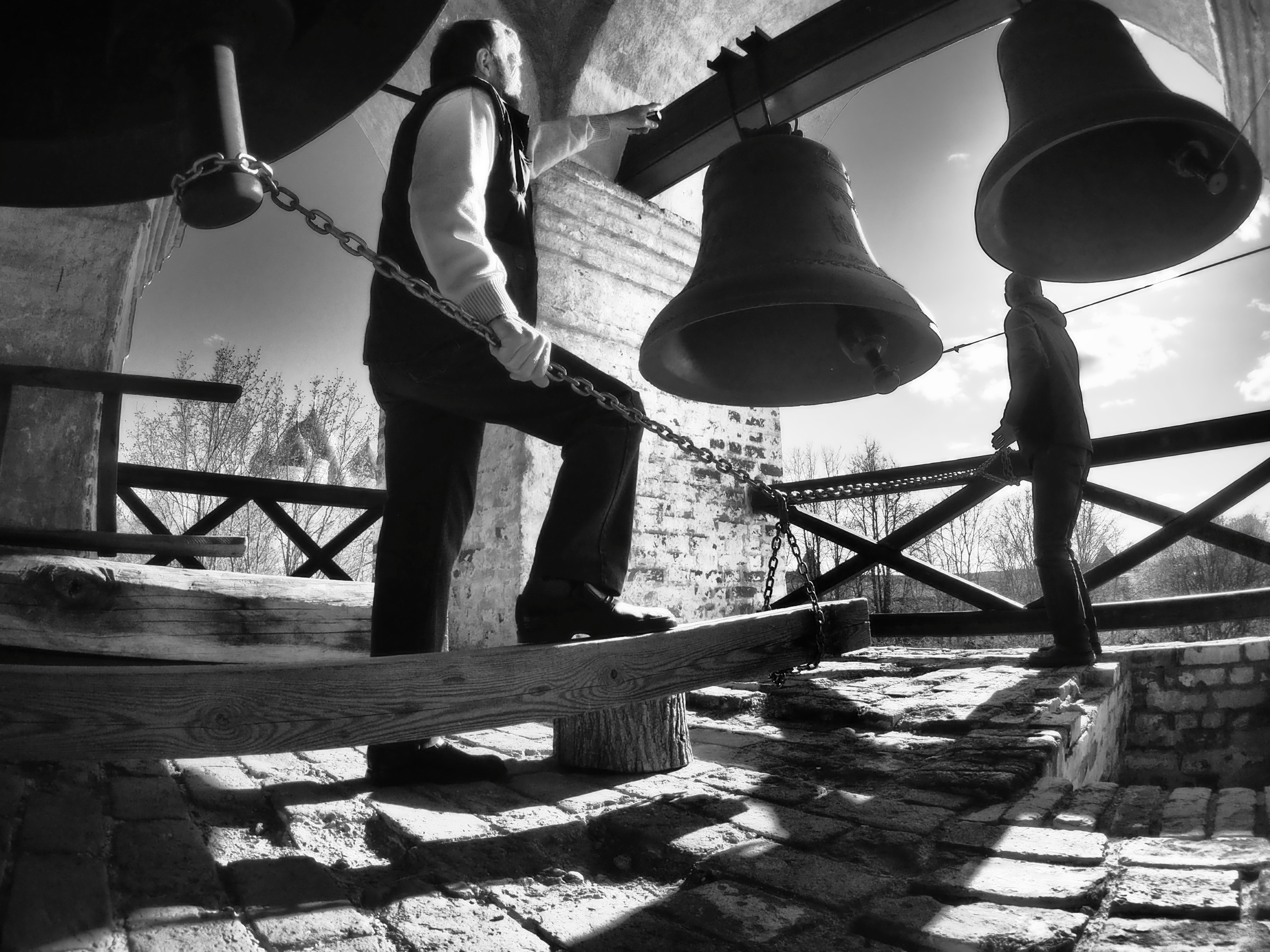 Звонарь. Московский фотограф Дмитрий Потапов