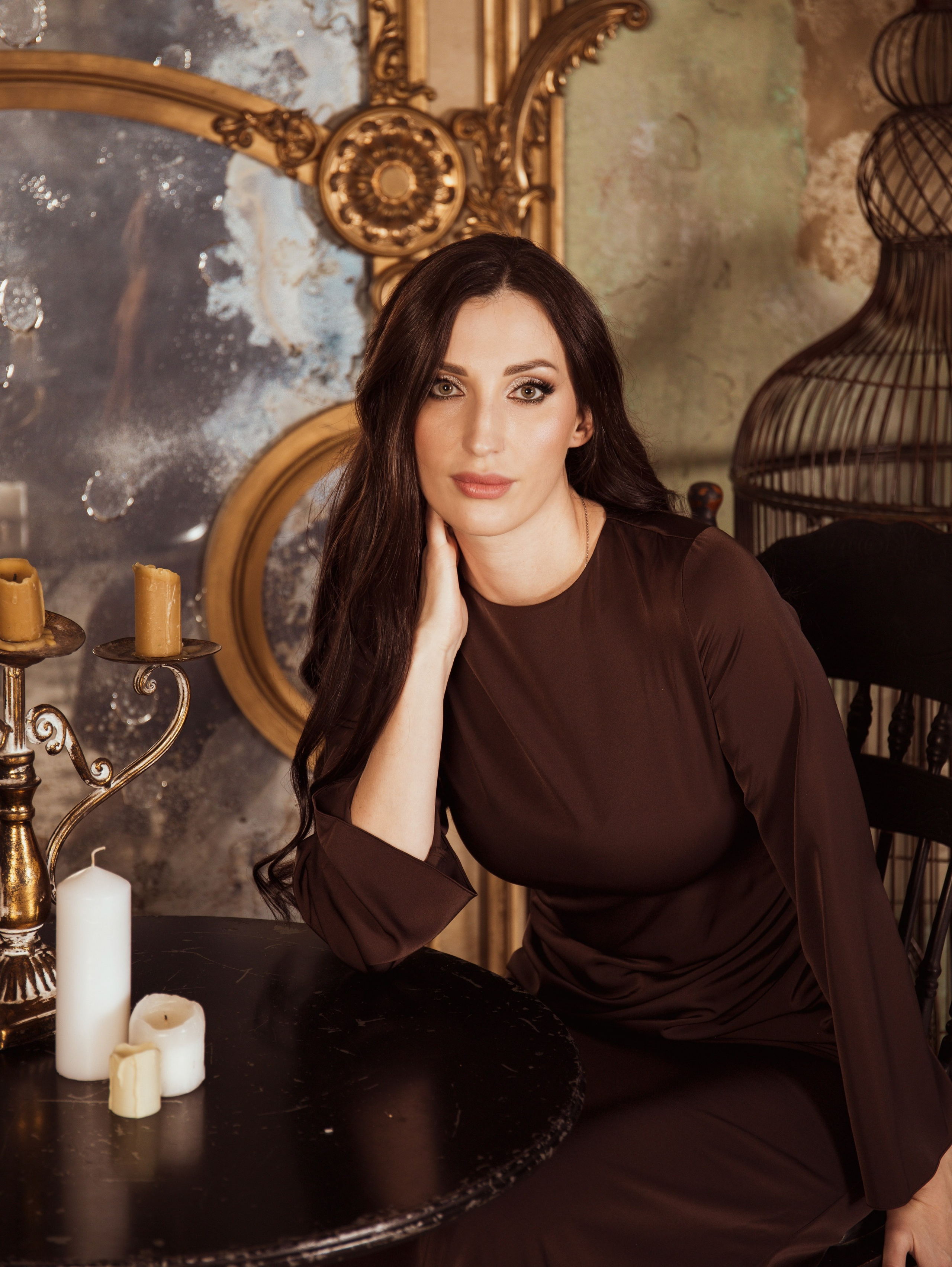 Мама с дочкой, новогодняя сьемка. Свадебный и семейный фотограф в Москве Мила Широких