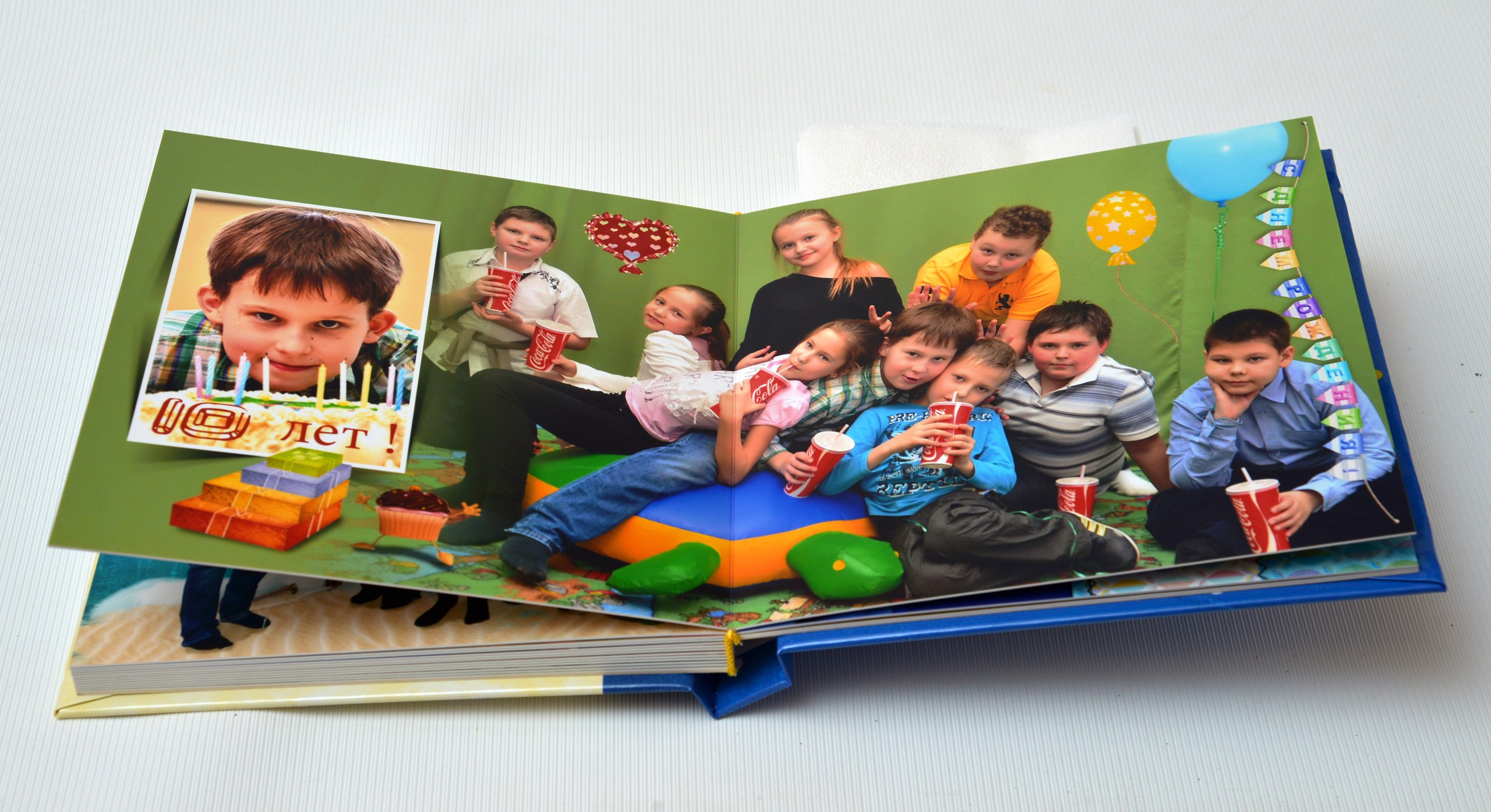 Фотокнига о Дне рождения ребёнка. Выпускные фотокниги, фотосъемка, видеосъемка в Челябинске и области