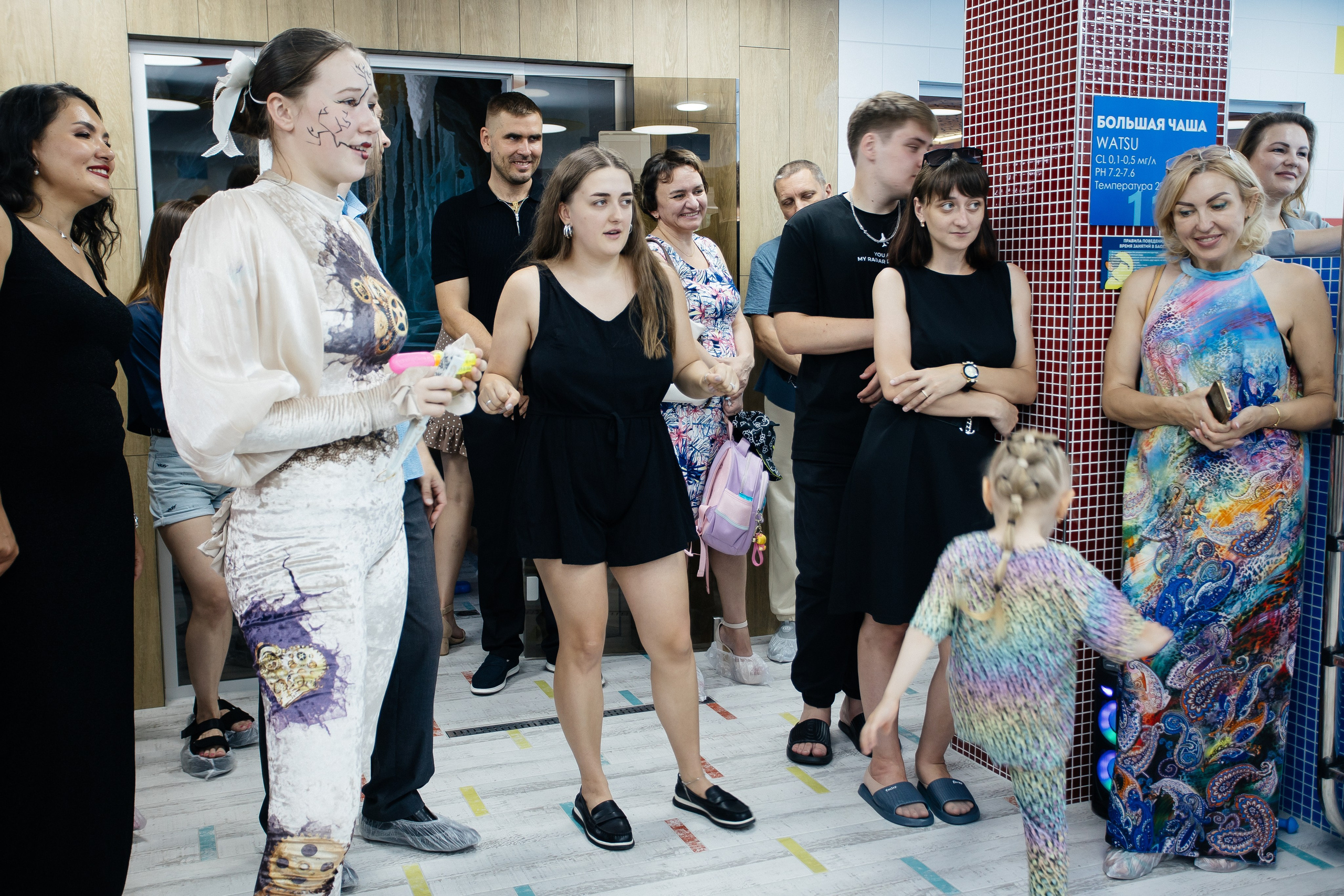 Открытие бассейна. Фотограф в Иркутске