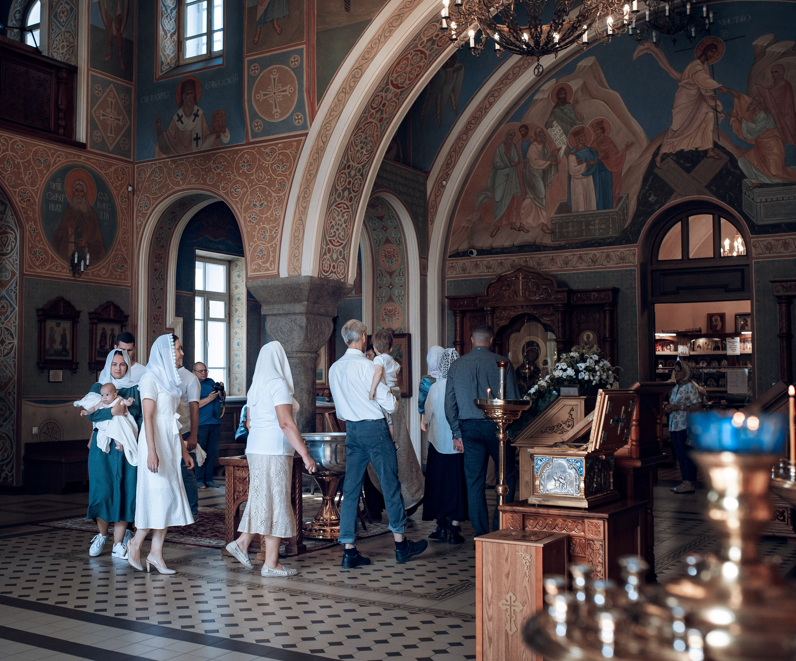 Сьемка крещения в Красноярске. Фотограф на крещение в Красноярске. Фотографы крещения/венчания  Красноярск Татьяна и Вячеслав Переваловы